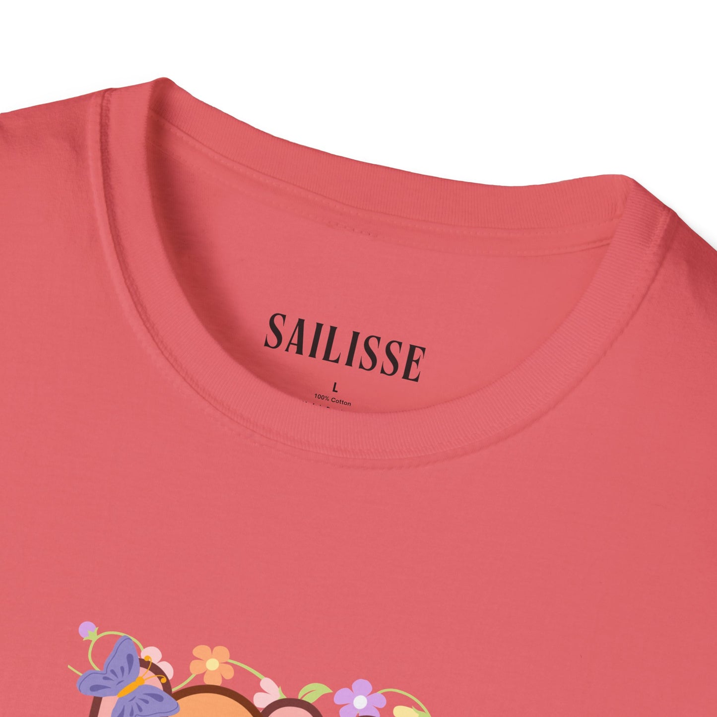ICU Nurse Floral Design Softstyle T-Shirt