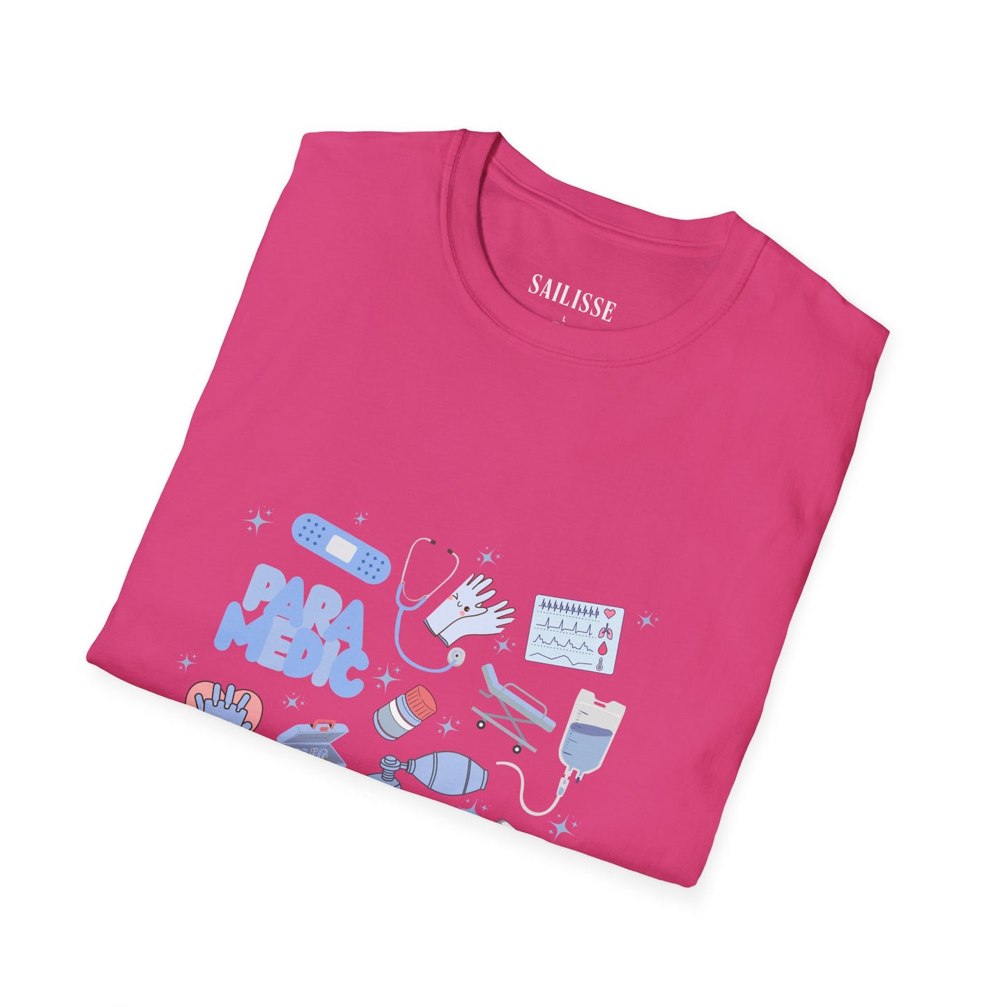 Paramedic Doodle Design Softstyle T-Shirt