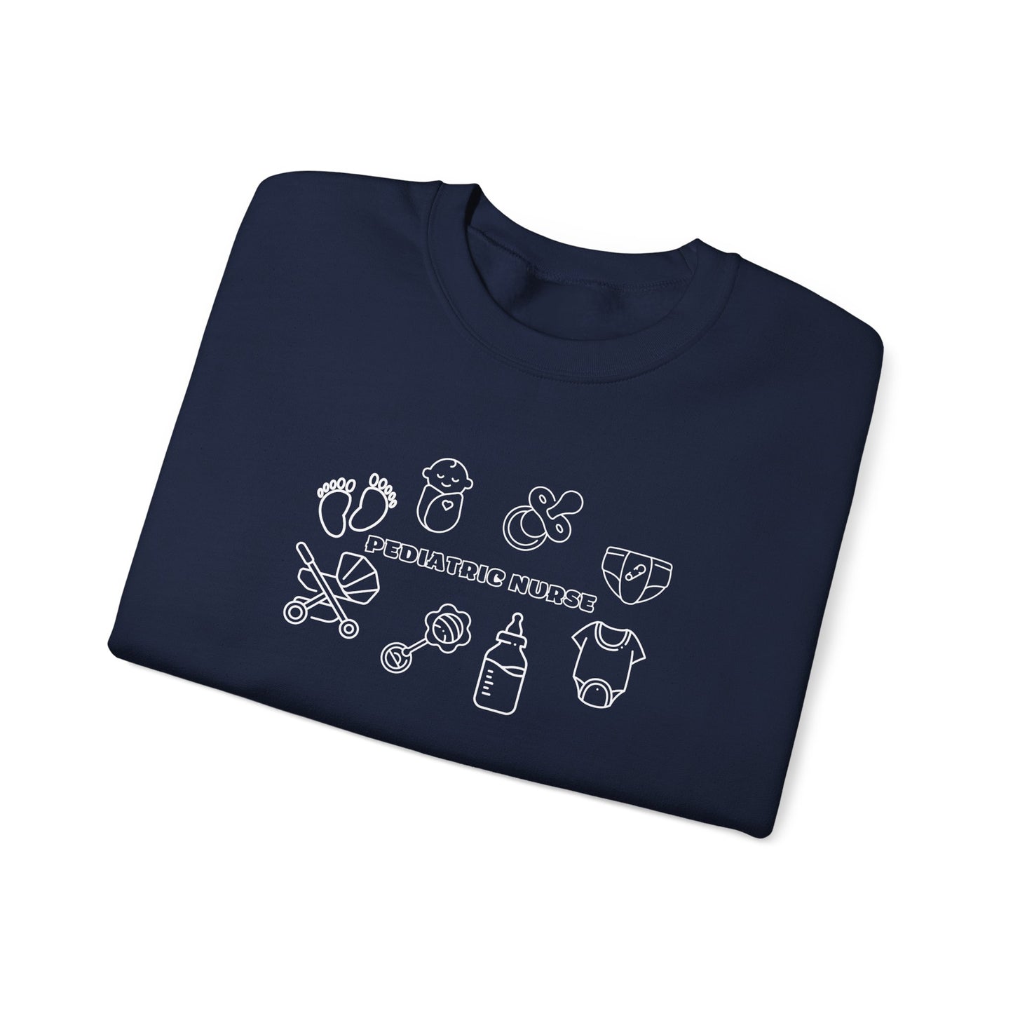 Pediatric Nurse Doodle Crewneck