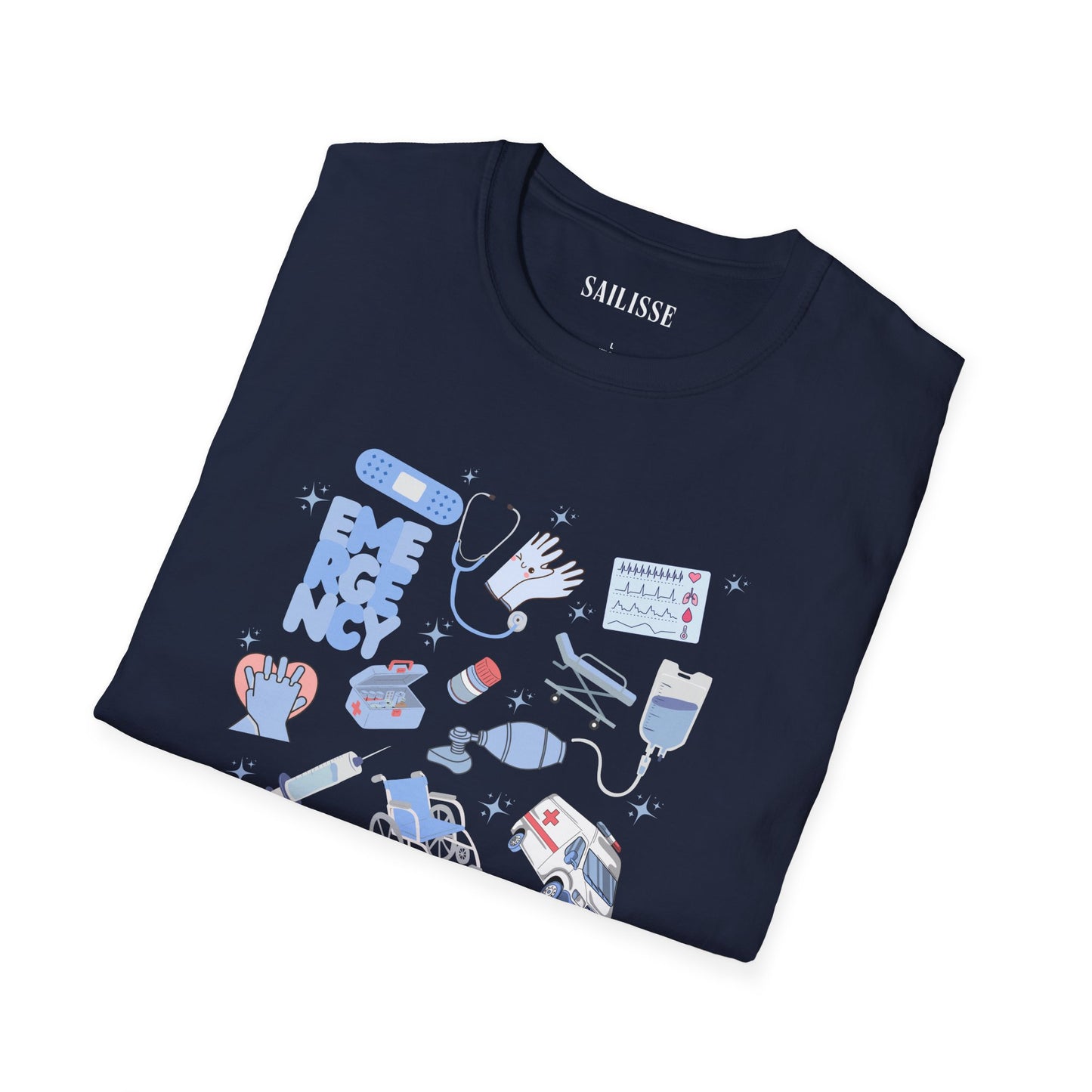 Emergency Doodle Design Softstyle T-Shirt