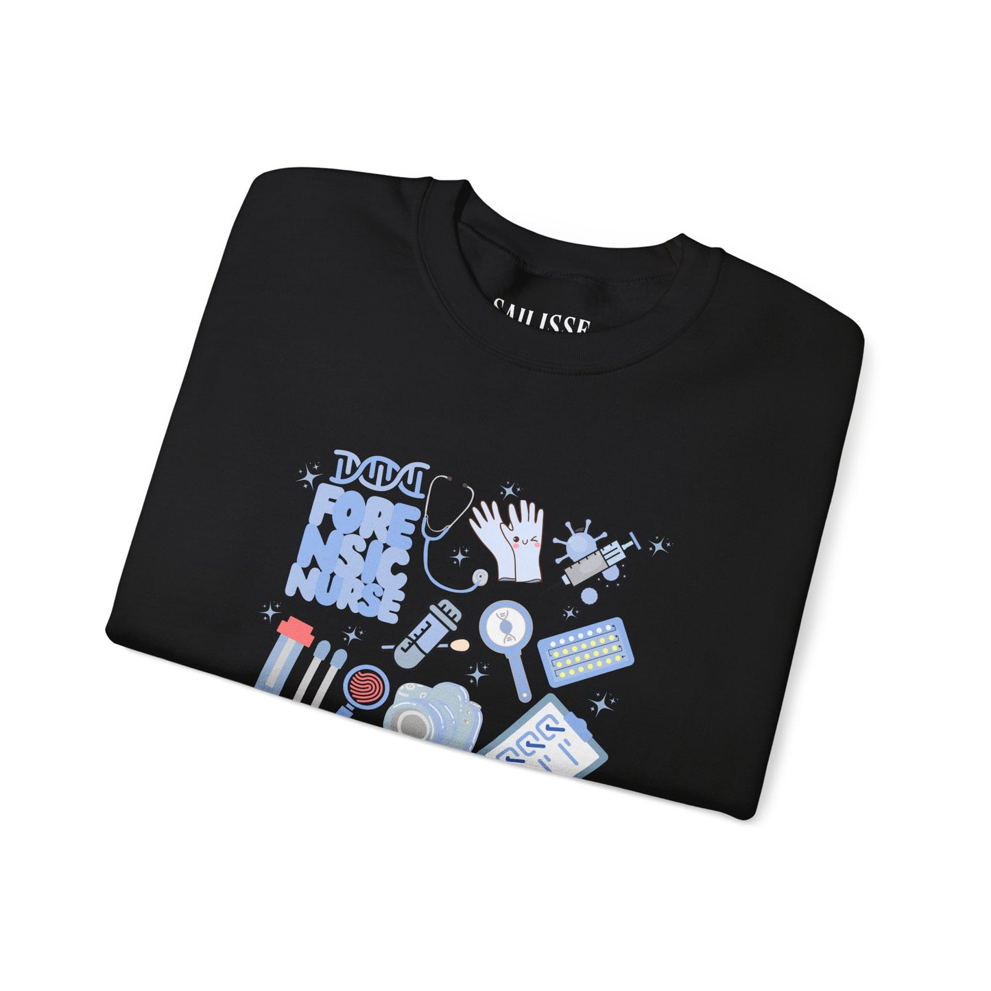 Forensic Nurse Doodle Design Crewneck