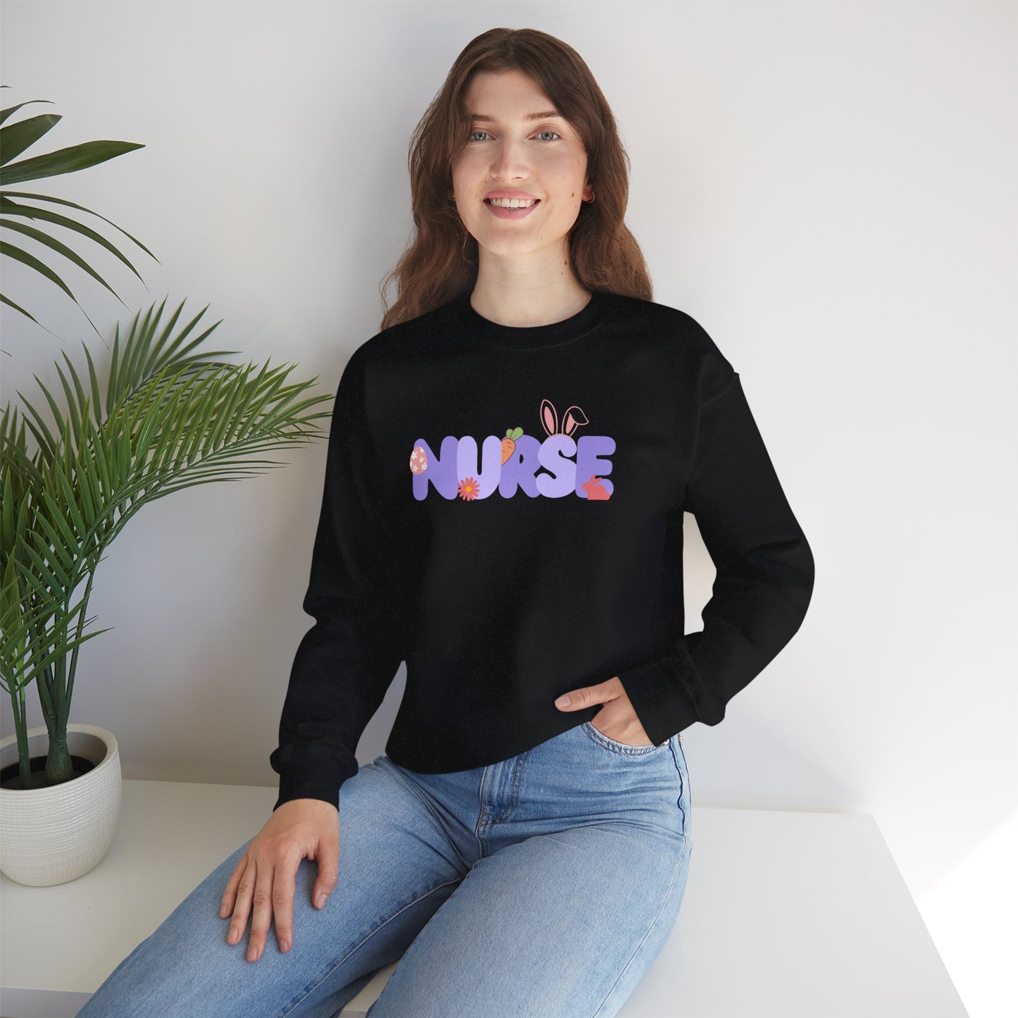 NURSE Easter Design Crewneck