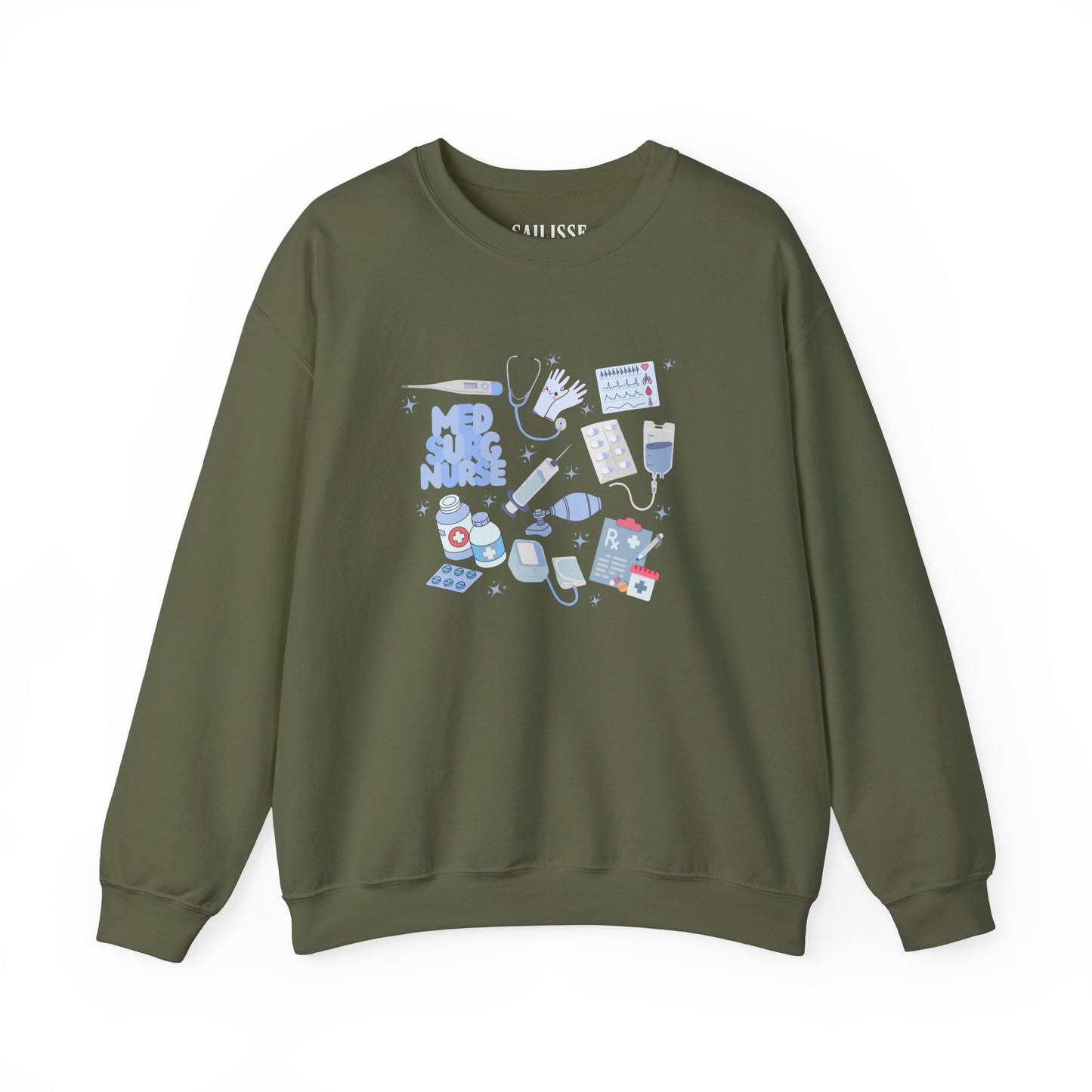 MedSurg Nurse Doodle Design Crewneck
