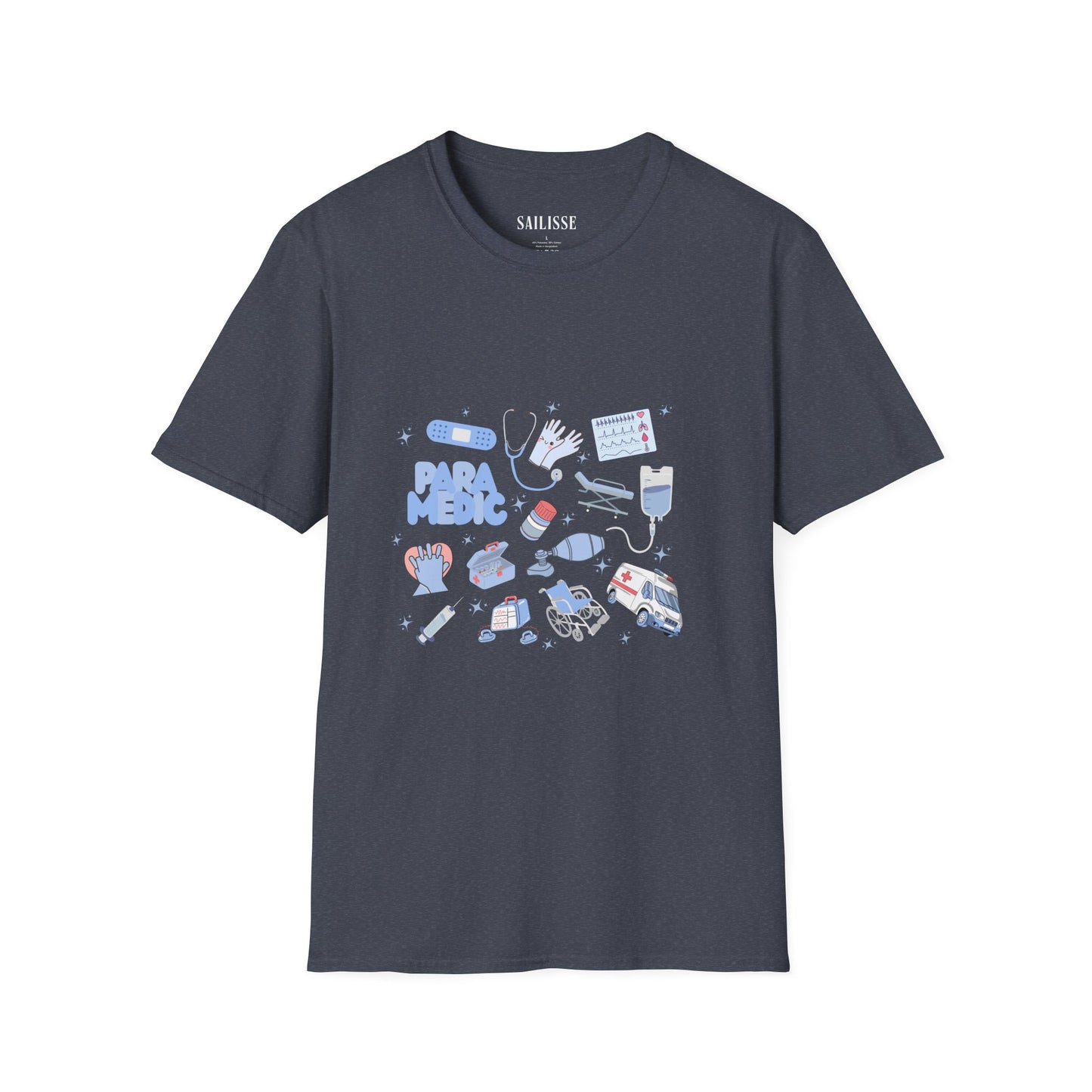 Paramedic Doodle Design Softstyle T-Shirt
