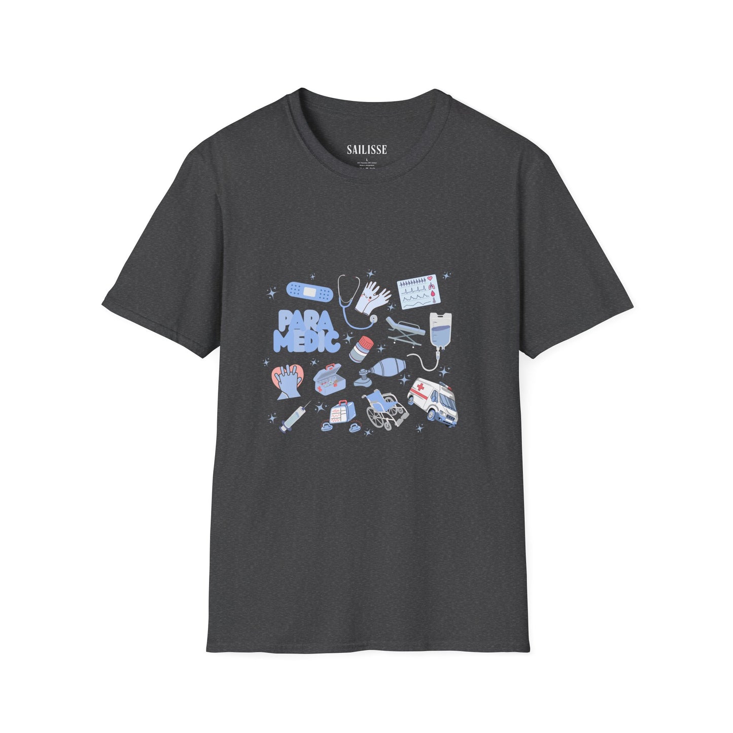 Paramedic Doodle Design Softstyle T-Shirt
