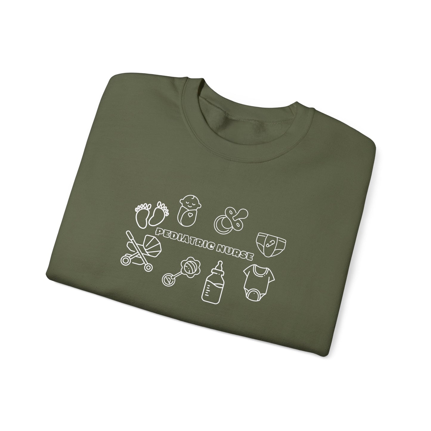 Pediatric Nurse Doodle Crewneck