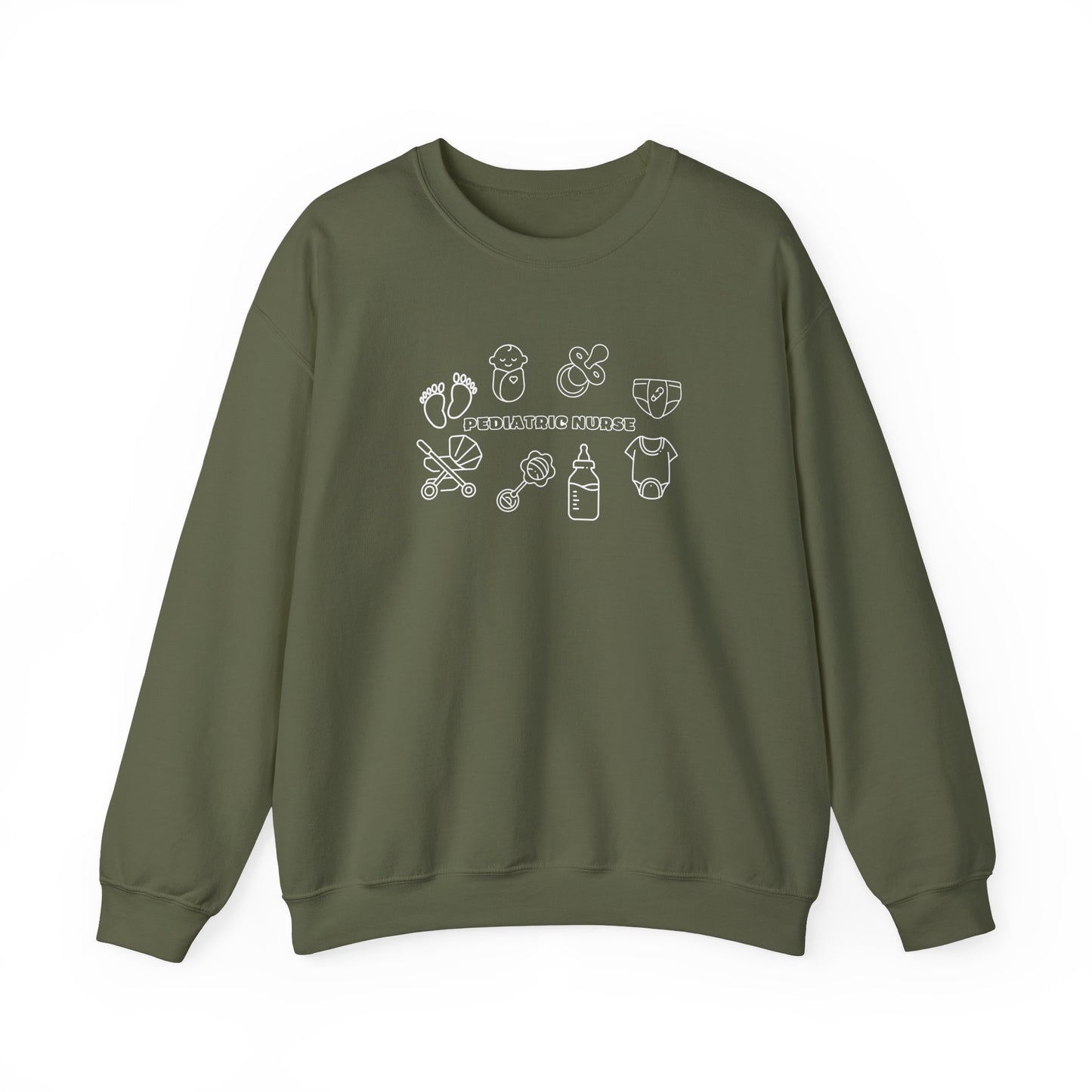 Pediatric Nurse Doodle Crewneck