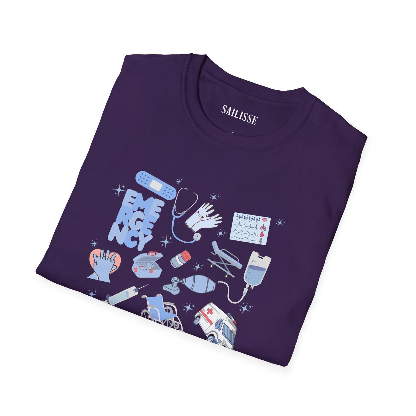 Emergency Doodle Design Softstyle T-Shirt