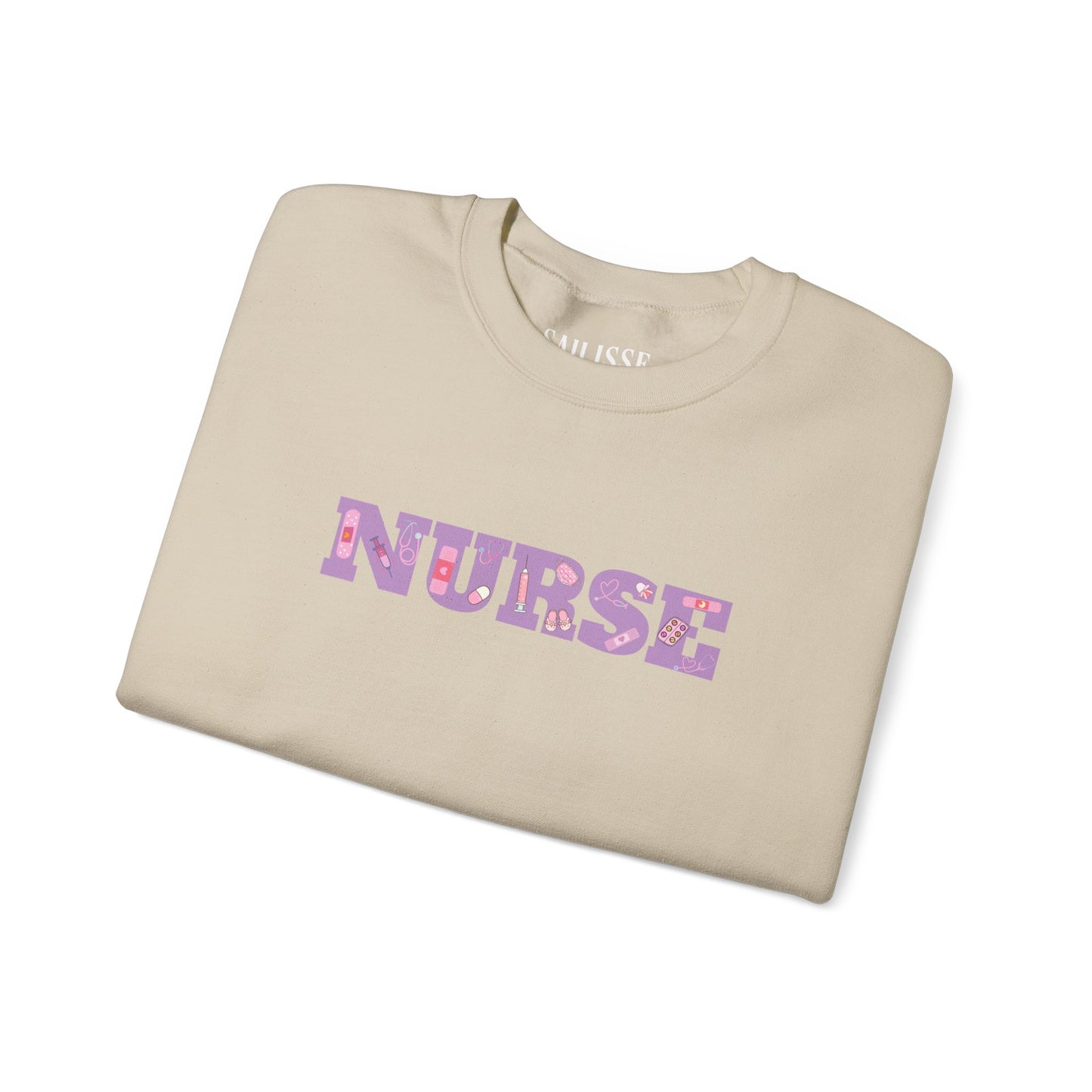Nurse Patch Print Crewneck