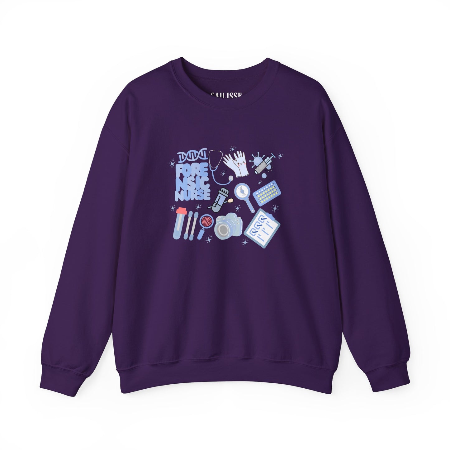 Forensic Nurse Doodle Design Crewneck
