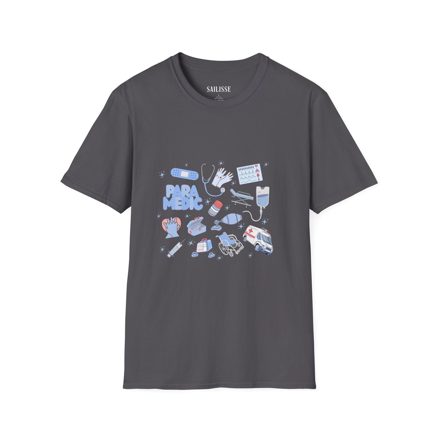 Paramedic Doodle Design Softstyle T-Shirt