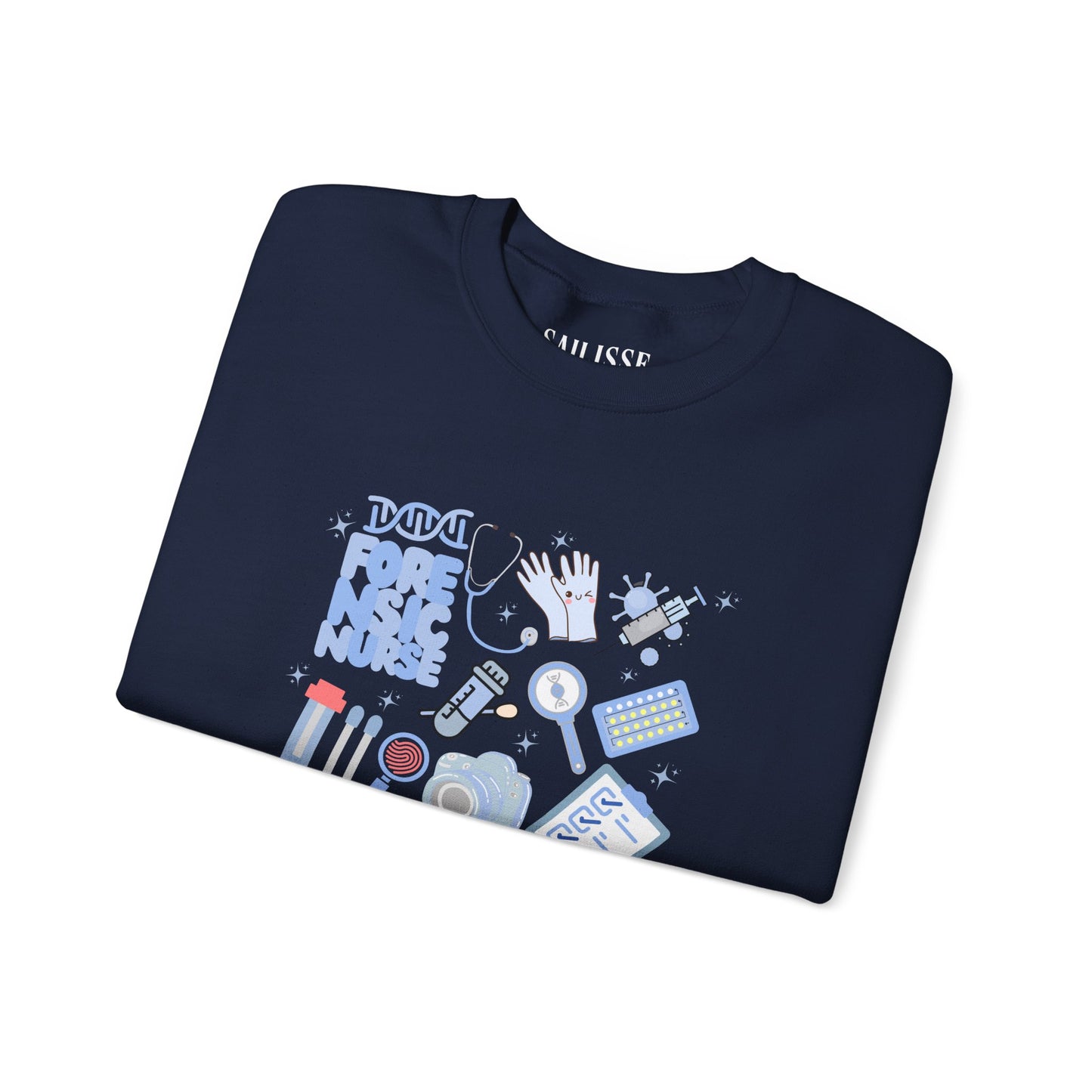 Forensic Nurse Doodle Design Crewneck