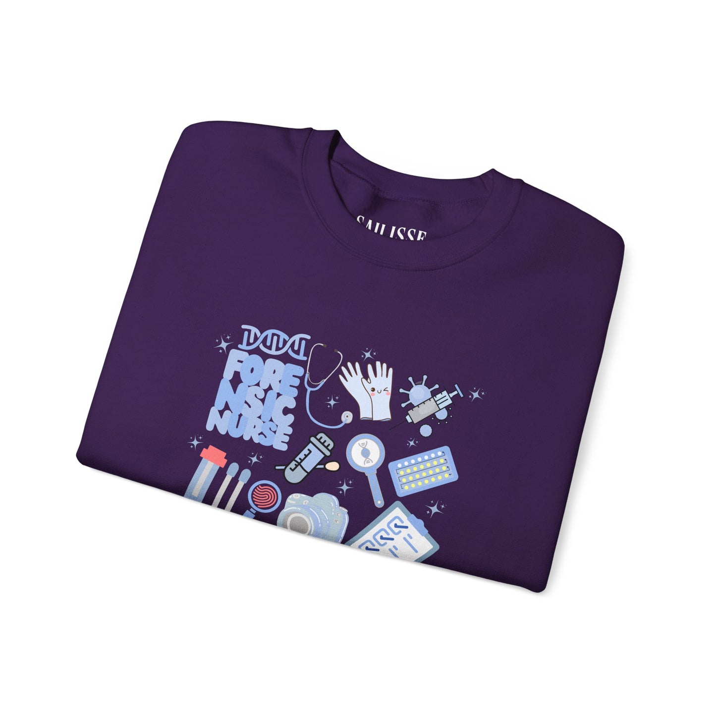 Forensic Nurse Doodle Design Crewneck