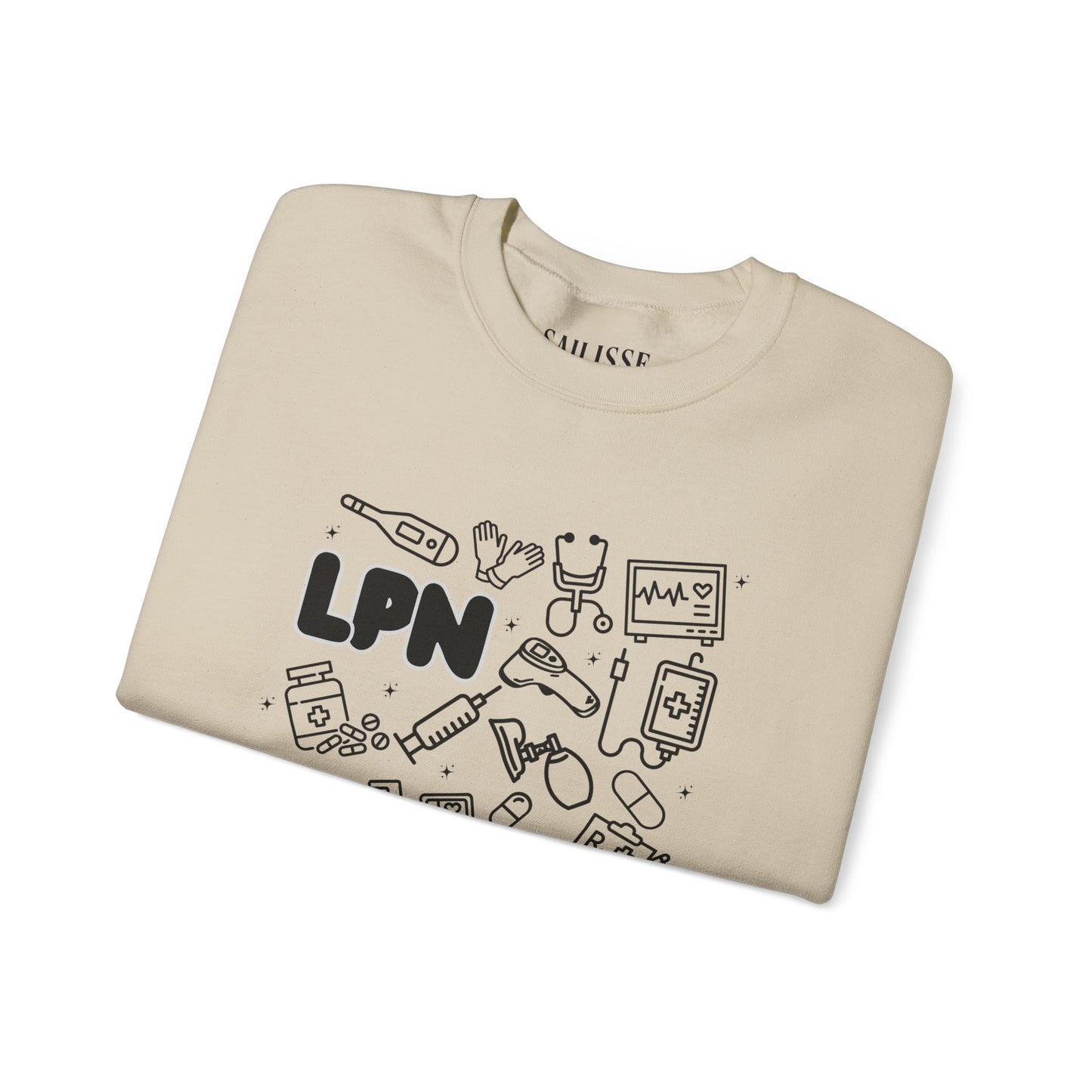LPN Black Outline Crewneck