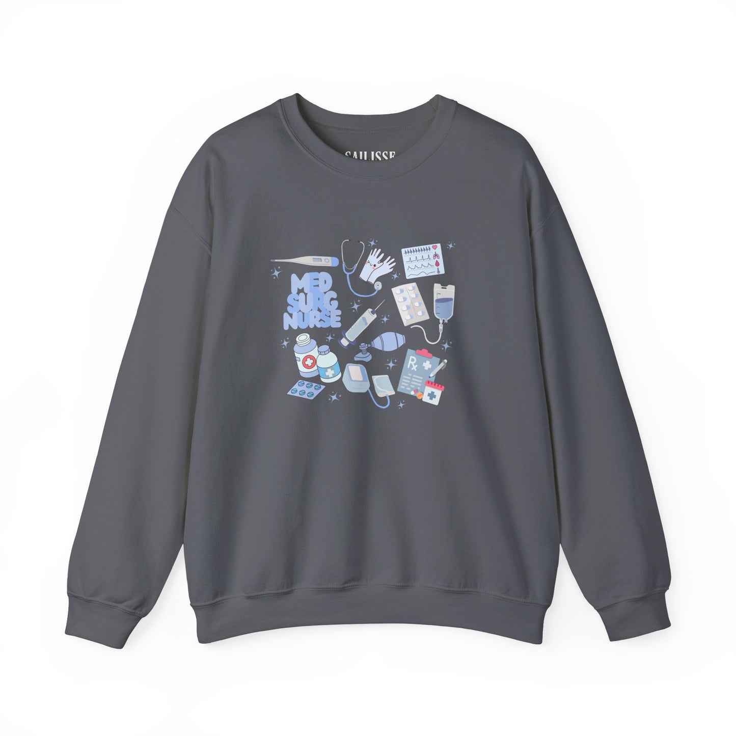 MedSurg Nurse Doodle Design Crewneck