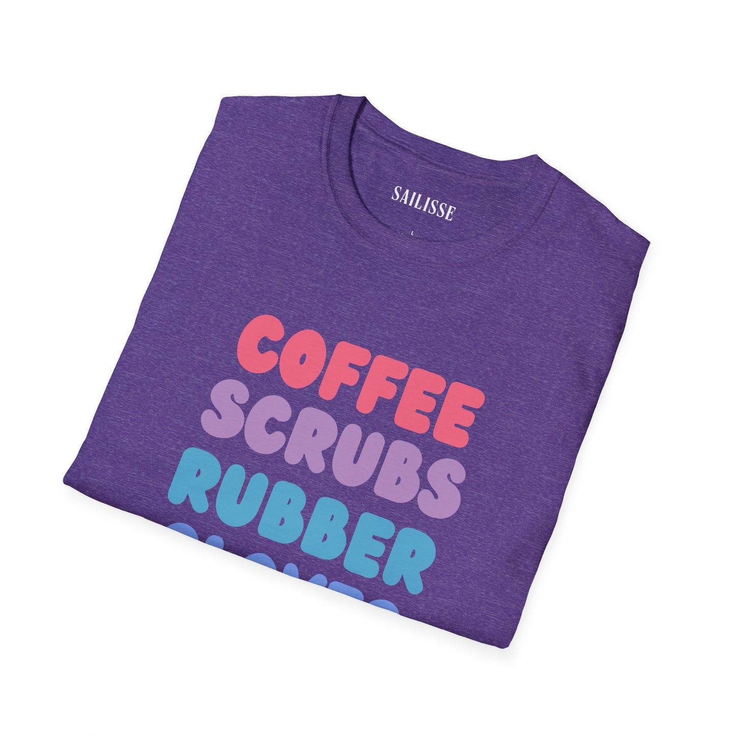 Coffee Scrubs Rubber Gloves Softstyle T-Shirt