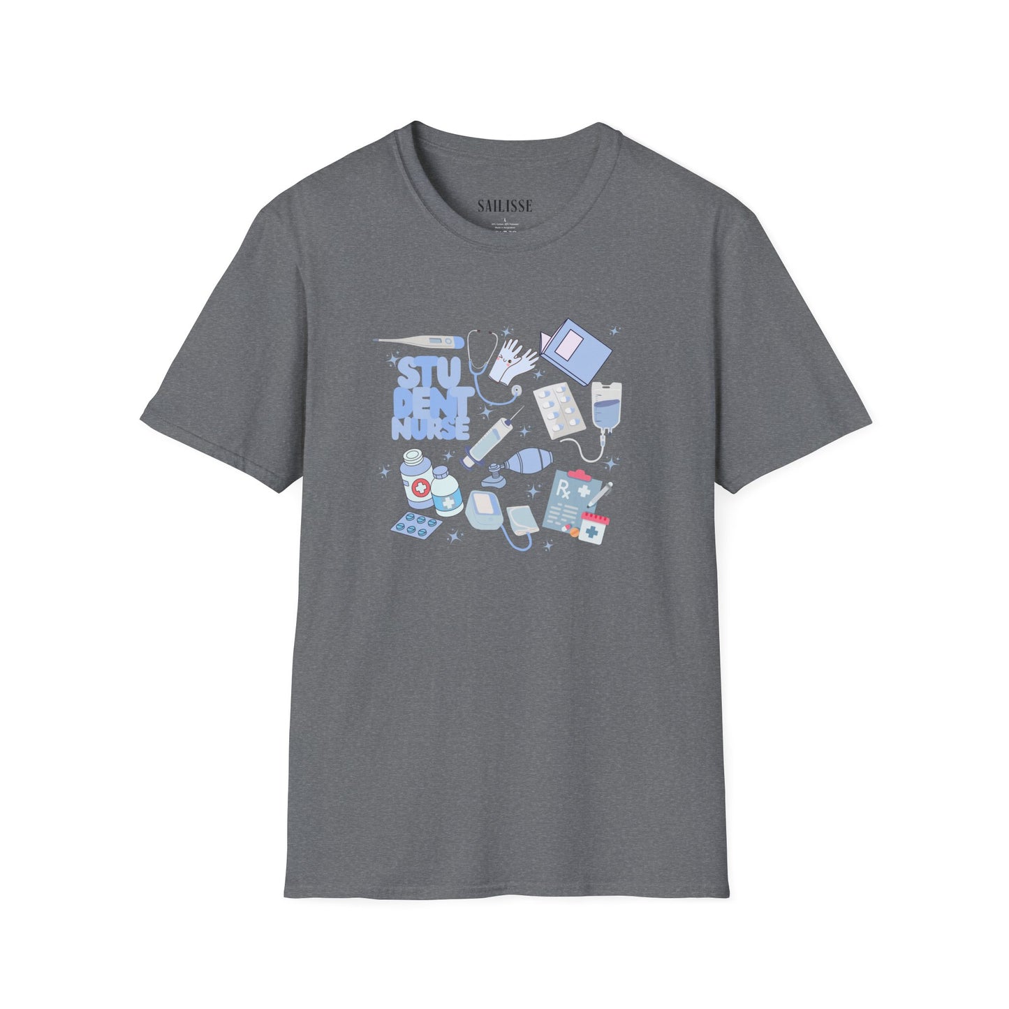 Student Nurse Doodle Design Softstyle T-Shirt