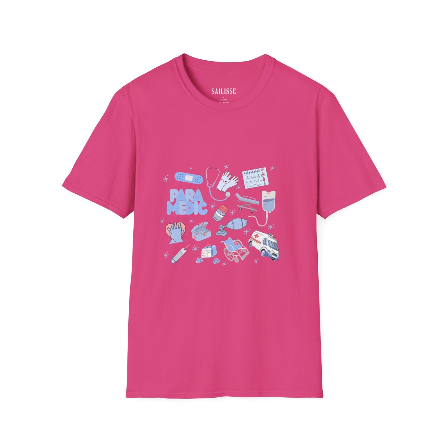 Paramedic Doodle Design Softstyle T-Shirt