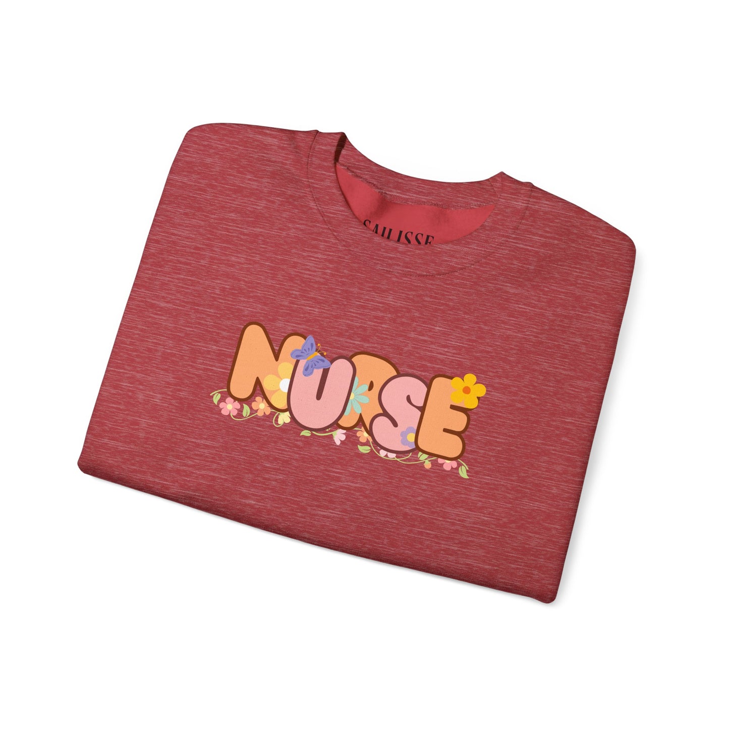 NURSE Floral Design Crewneck