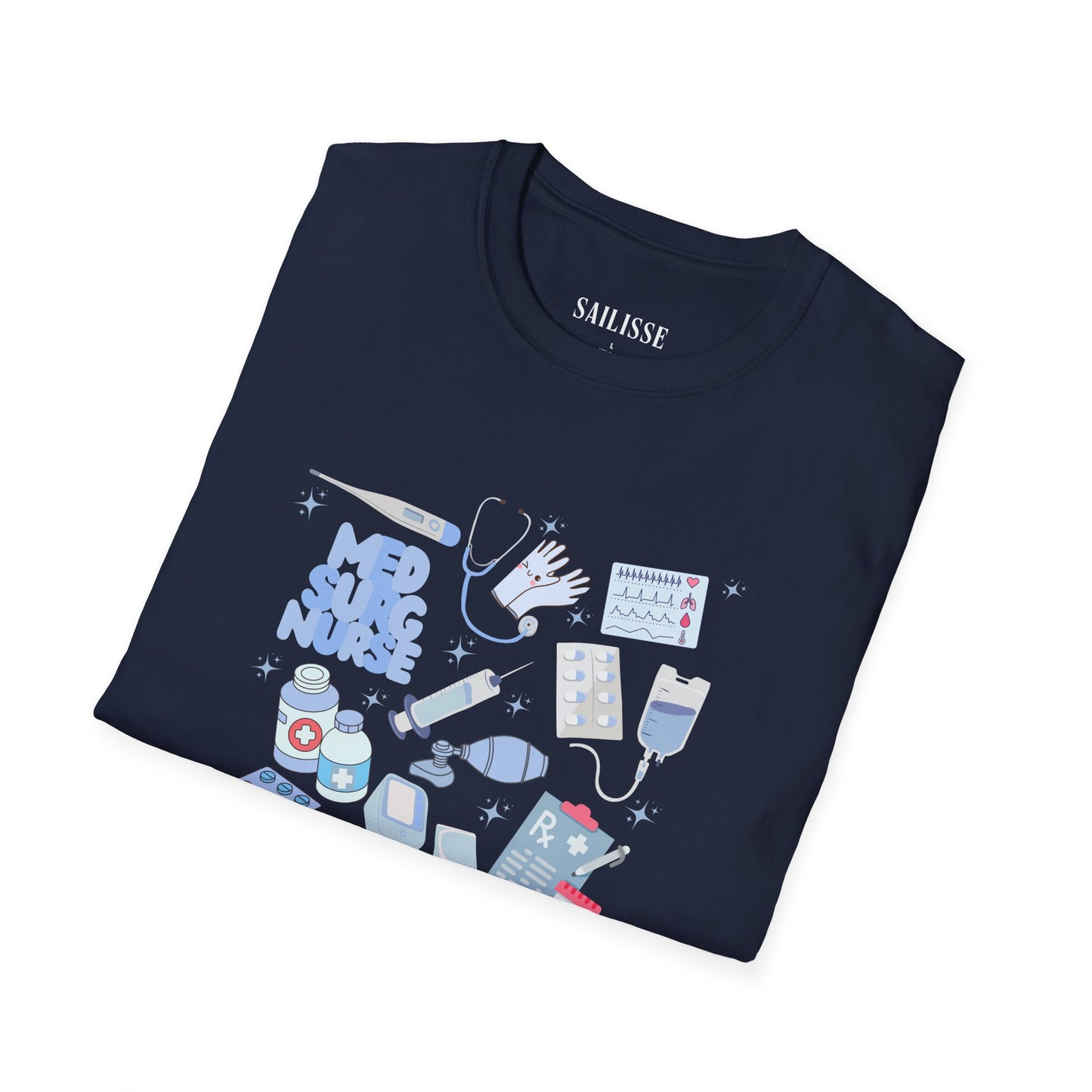 Med Surg Doodle Design Softstyle T-Shirt