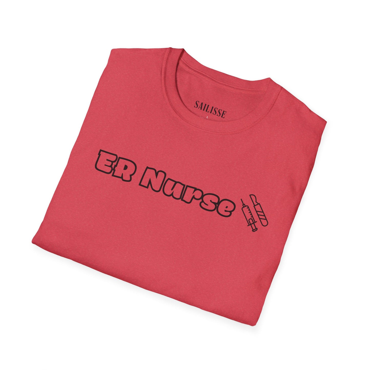 ER Nurse-Outlined Softstyle T-Shirt