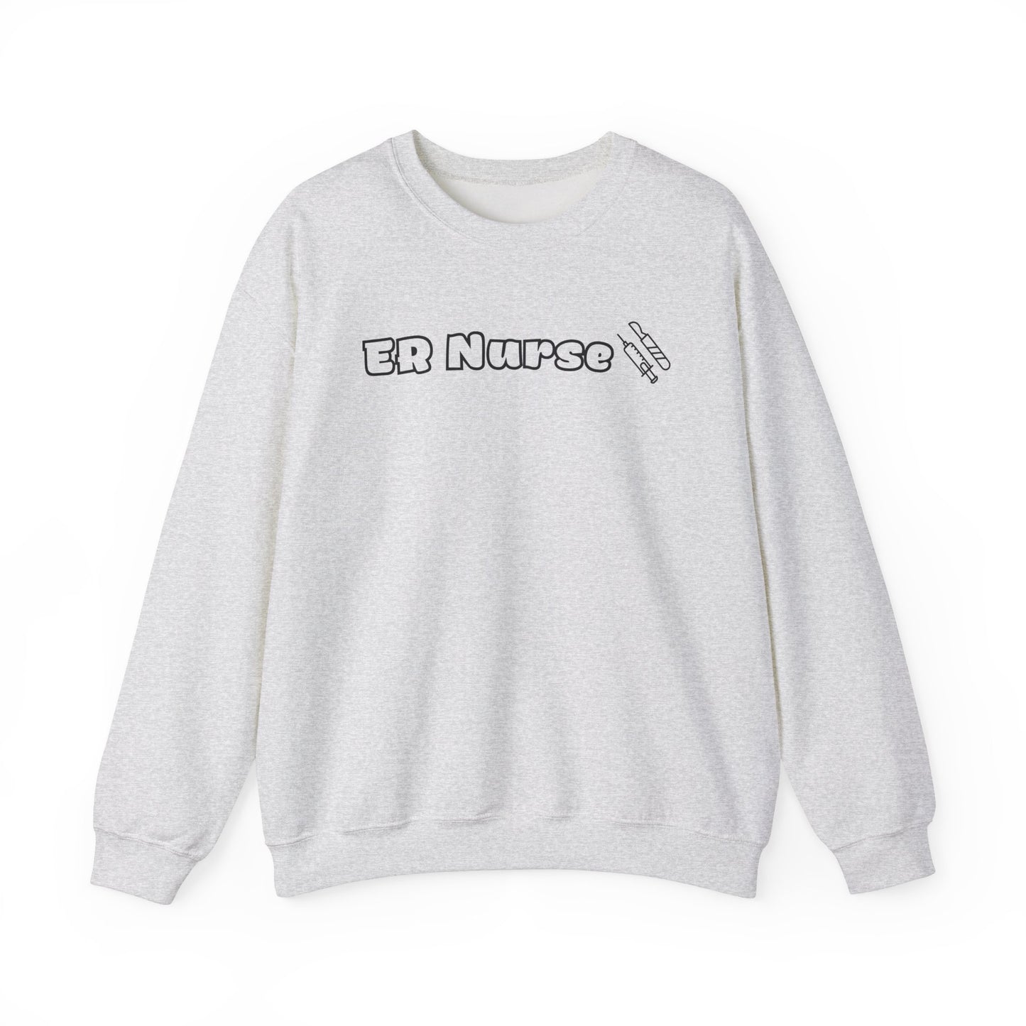ER Nurse-Outlined Crewneck