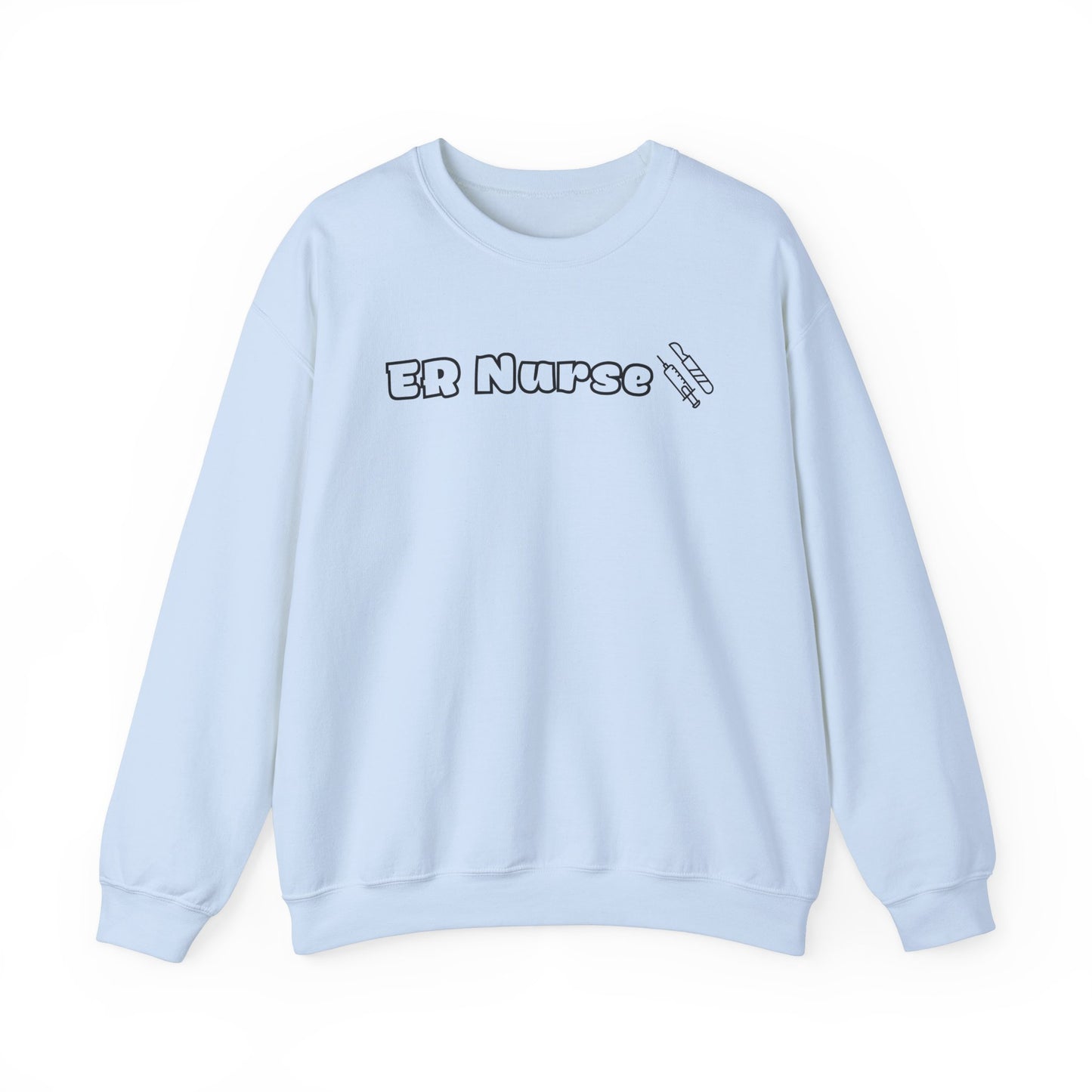 ER Nurse-Outlined Crewneck