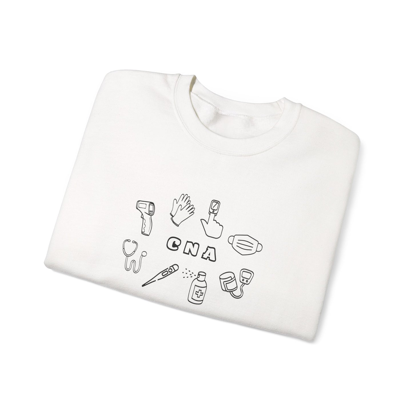 CNA Black Outline Crewneck