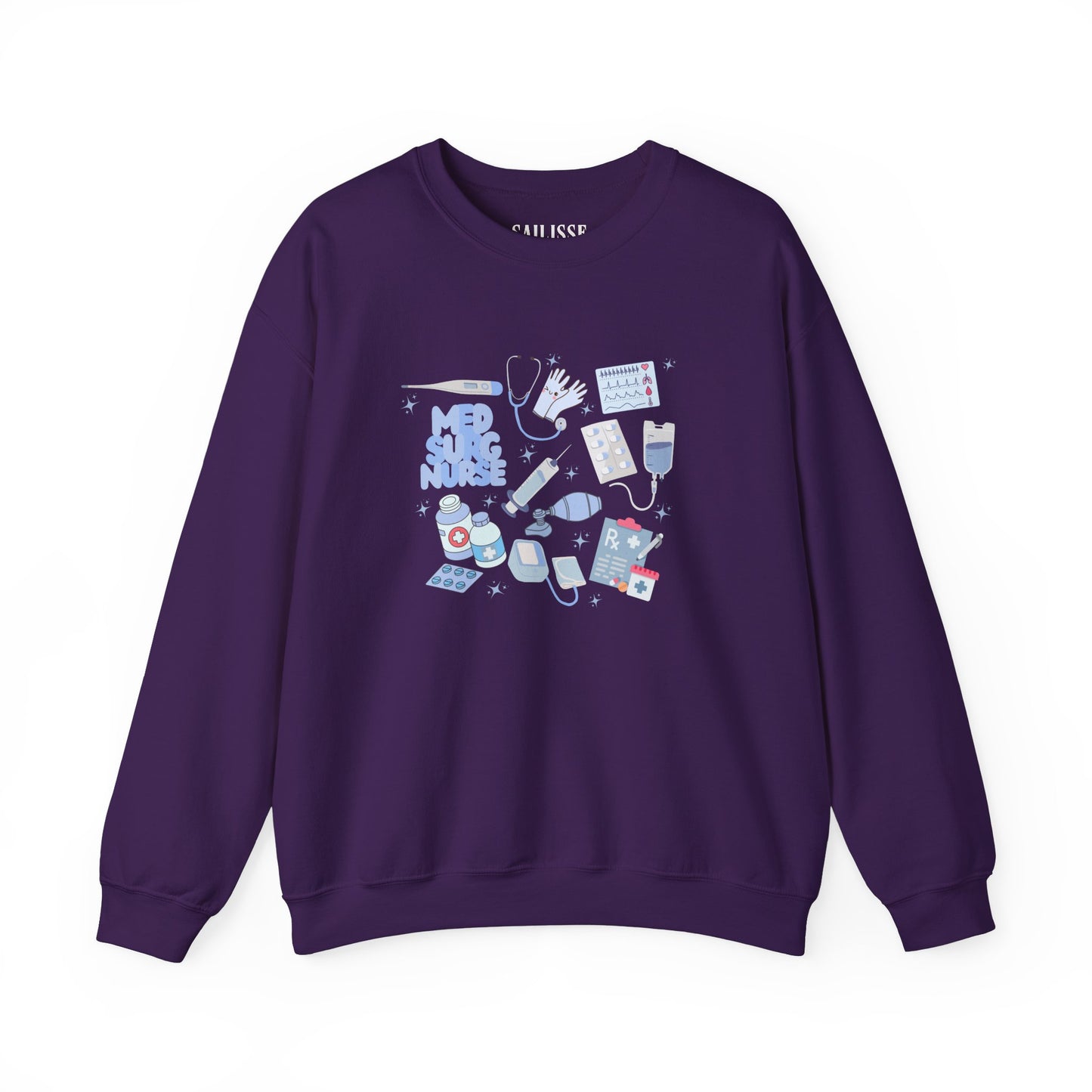 MedSurg Nurse Doodle Design Crewneck