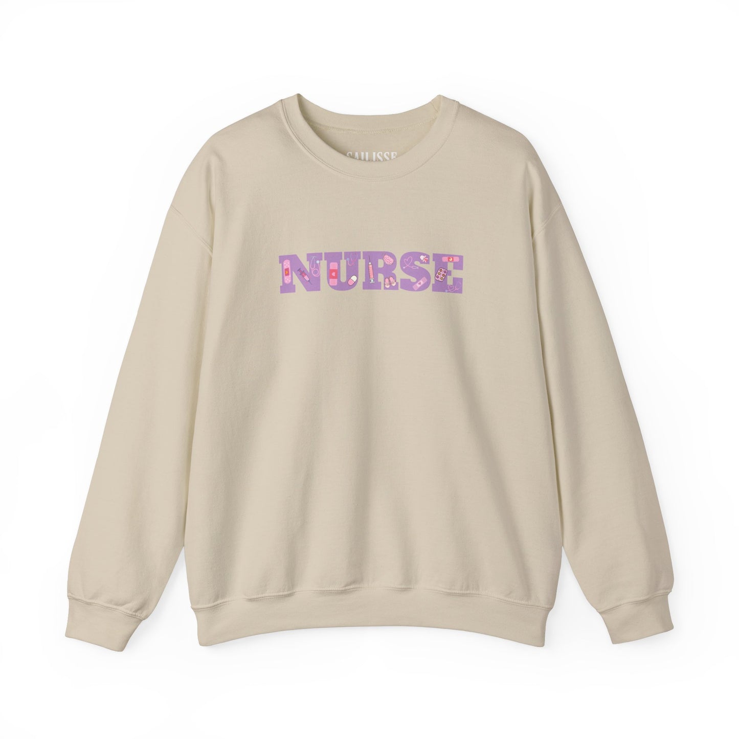 Nurse Patch Print Crewneck