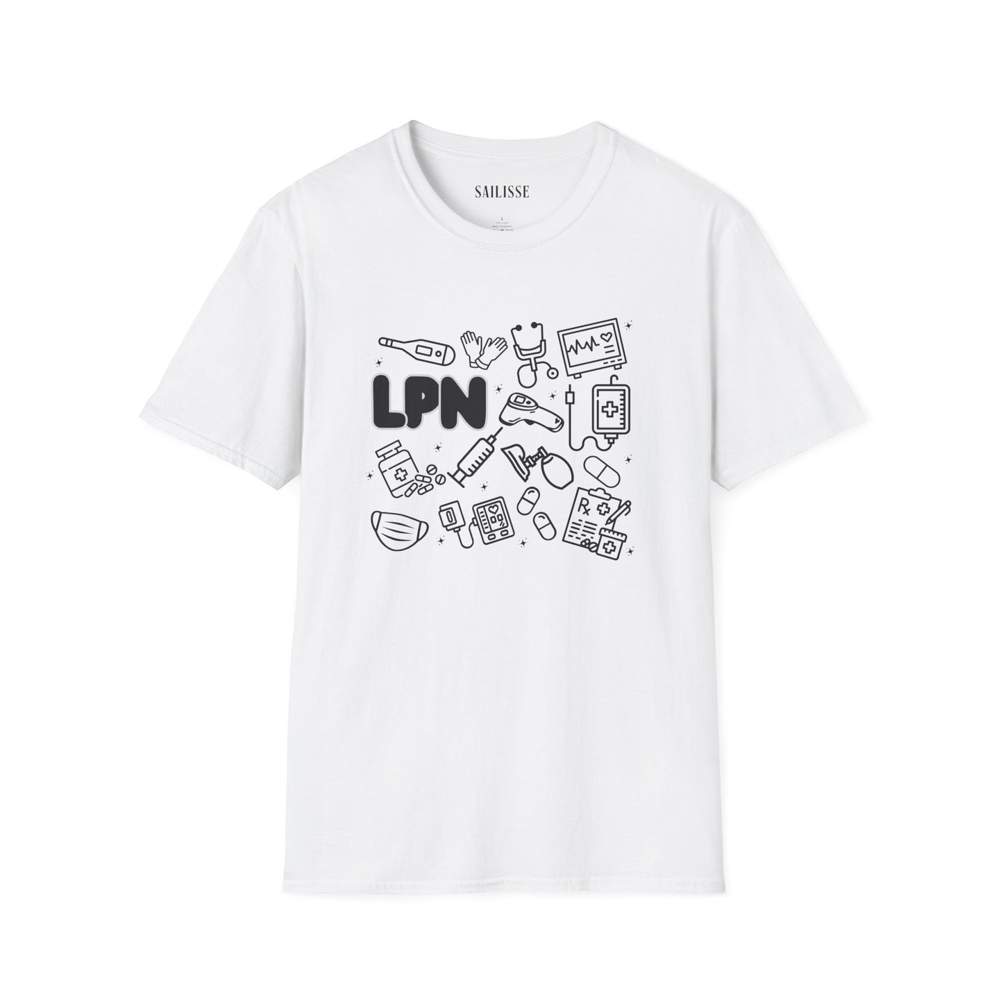 LPN Black Outline T-Shirt