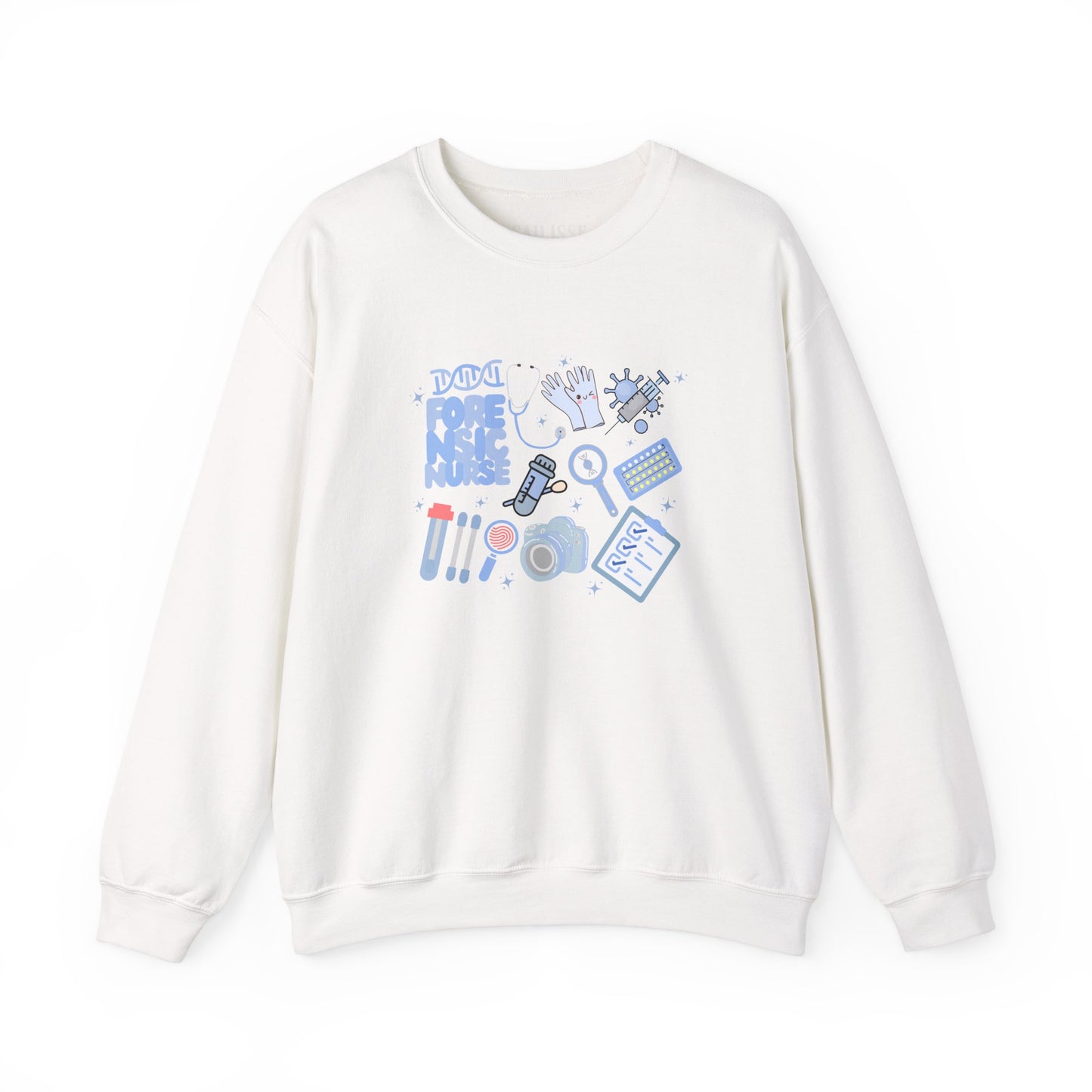 Forensic Nurse Doodle Design Crewneck