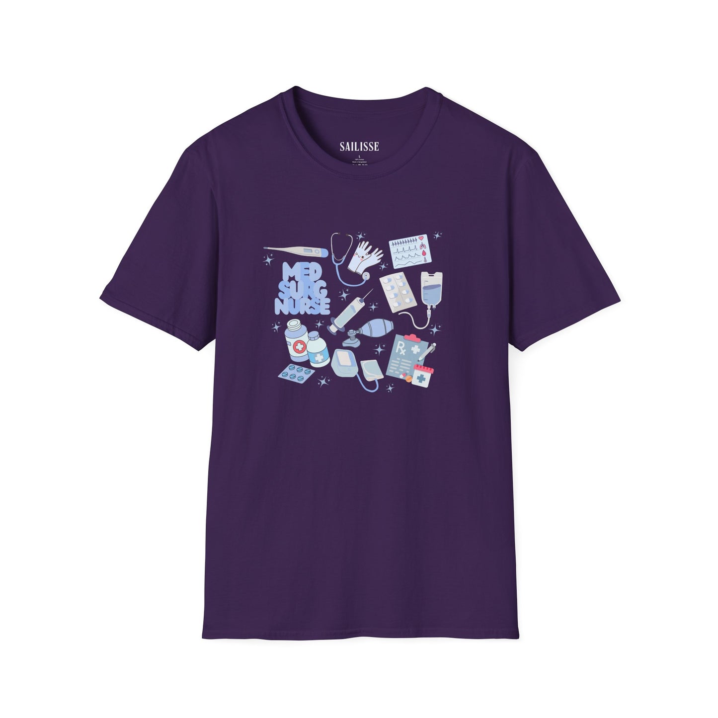 Med Surg Doodle Design Softstyle T-Shirt