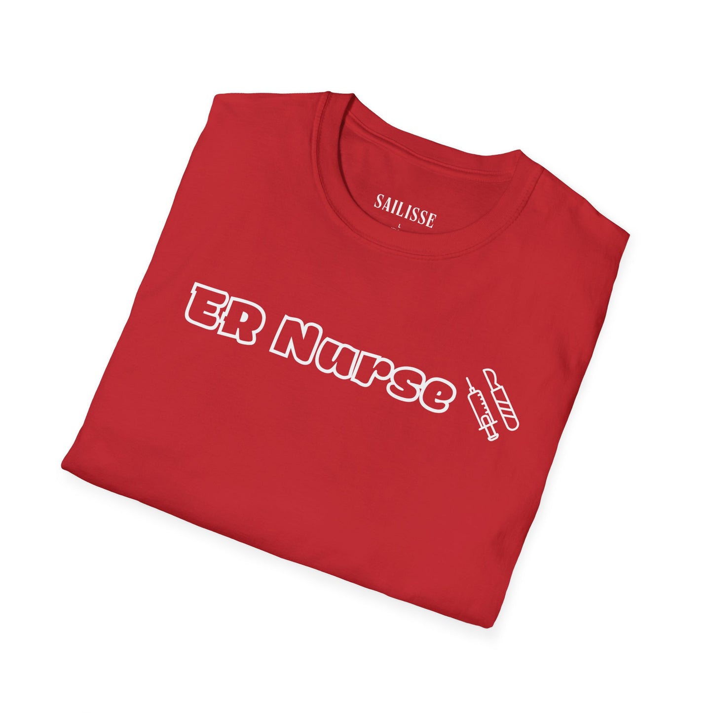 ER Nurse-Outlined Softstyle T-Shirt