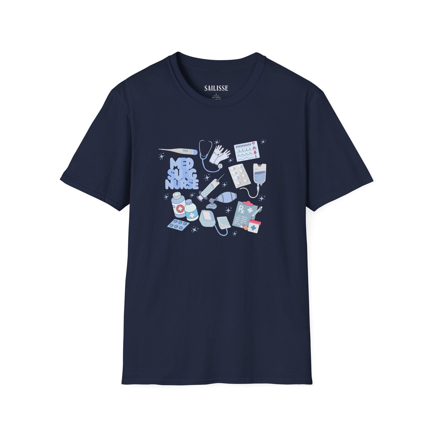 Med Surg Doodle Design Softstyle T-Shirt