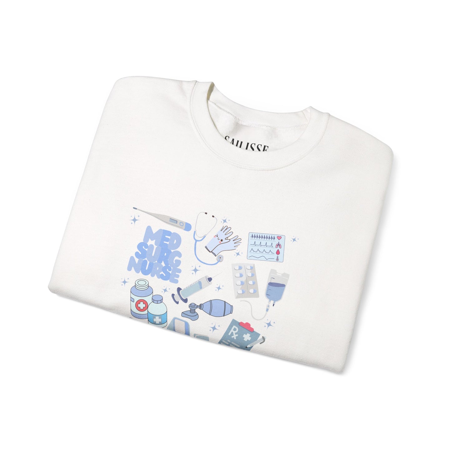 MedSurg Nurse Doodle Design Crewneck