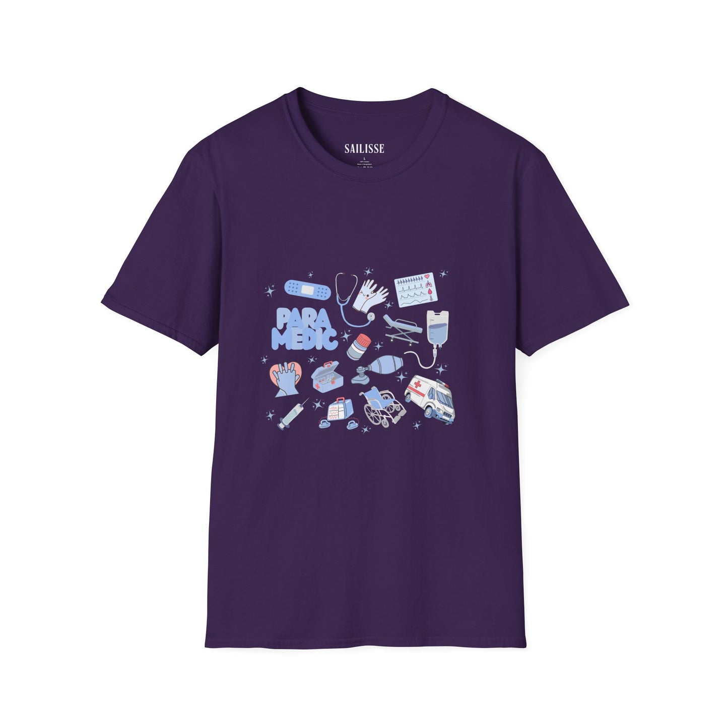 Paramedic Doodle Design Softstyle T-Shirt
