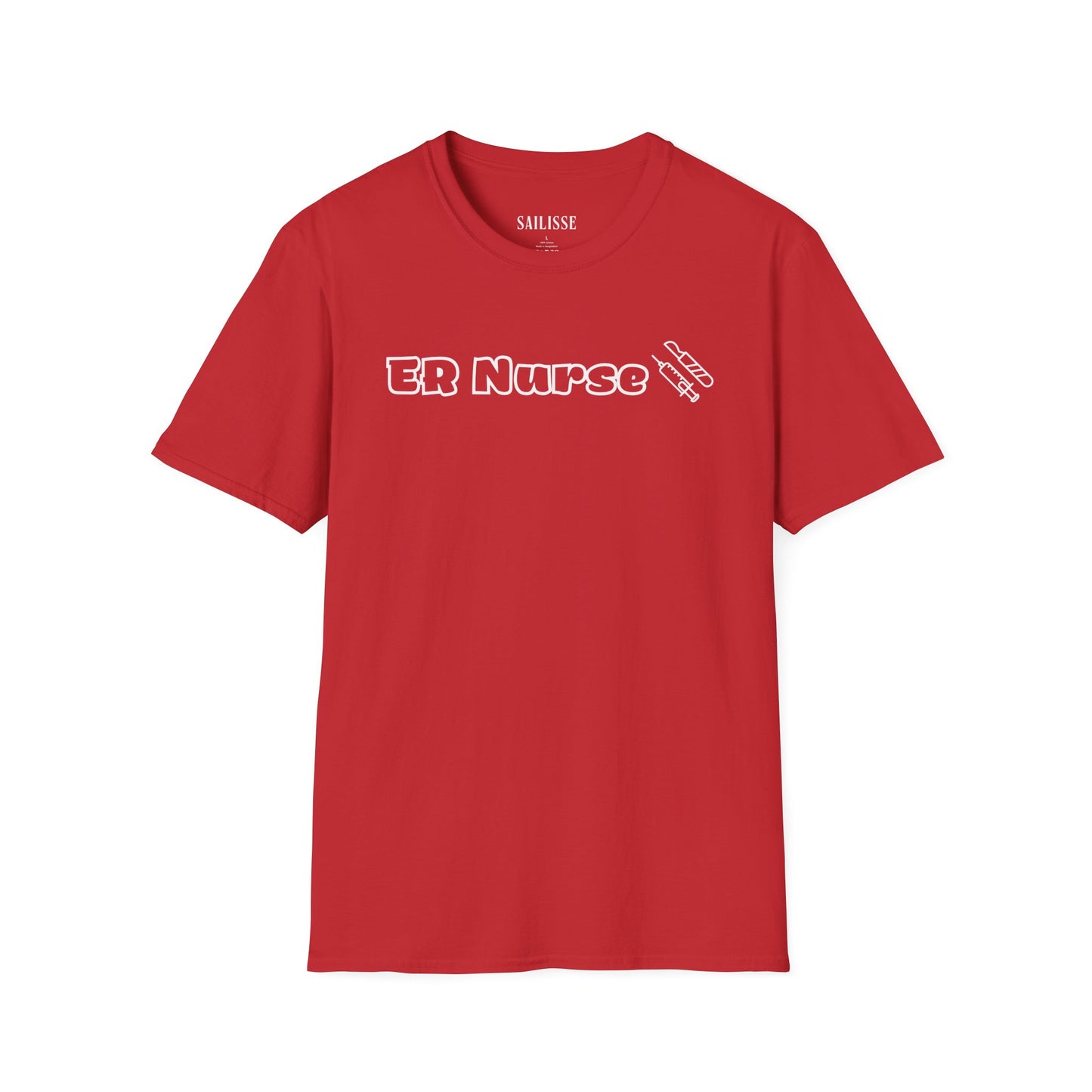ER Nurse-Outlined Softstyle T-Shirt