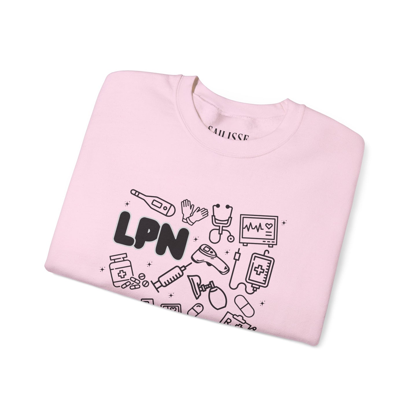 LPN Black Outline Crewneck