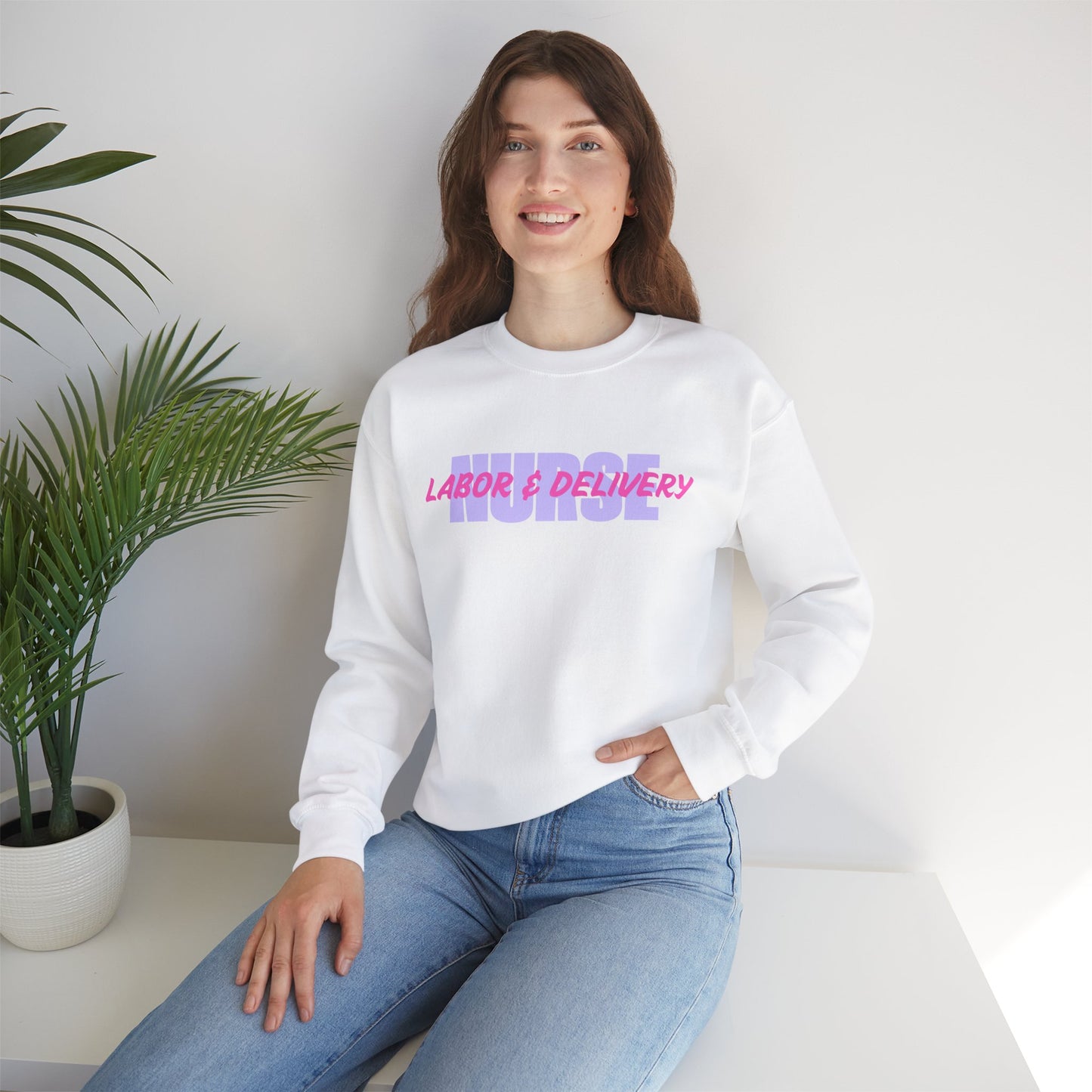 Labor & Delivery Nurse Crewneck