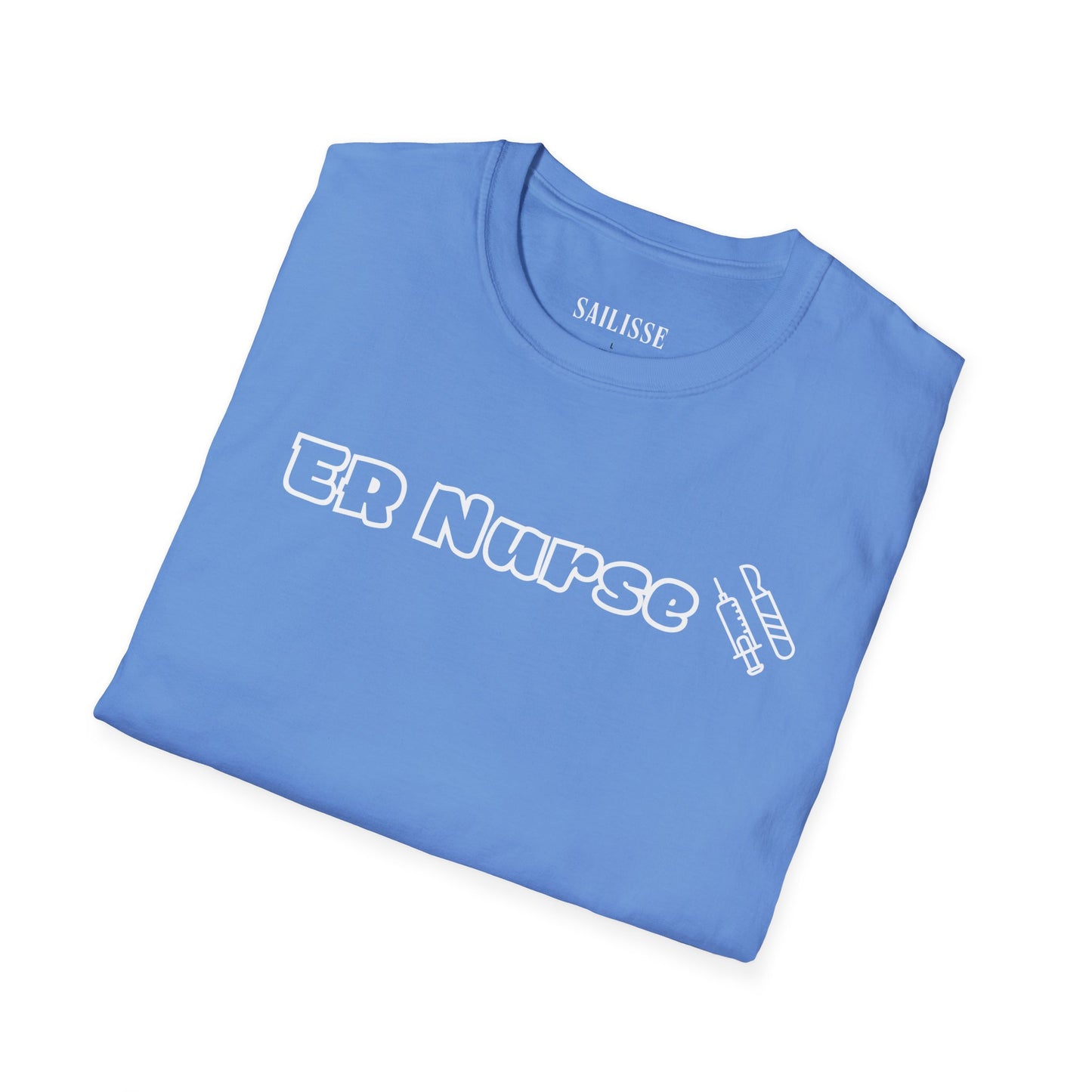ER Nurse-Outlined Softstyle T-Shirt