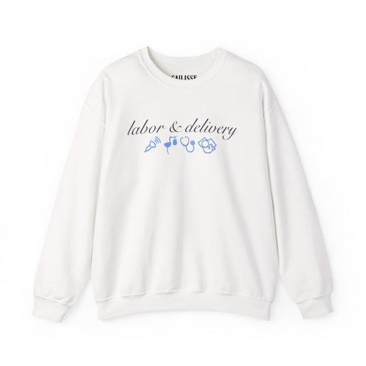Labor & Delivery Nurse Basic Crewneck