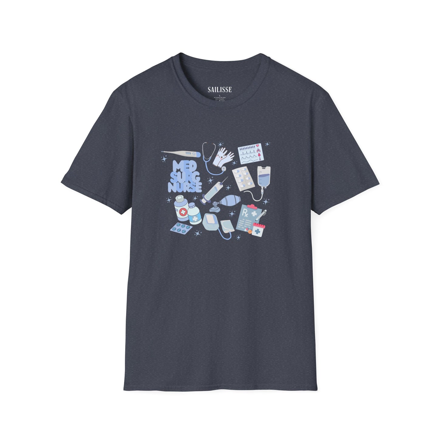 Med Surg Doodle Design Softstyle T-Shirt