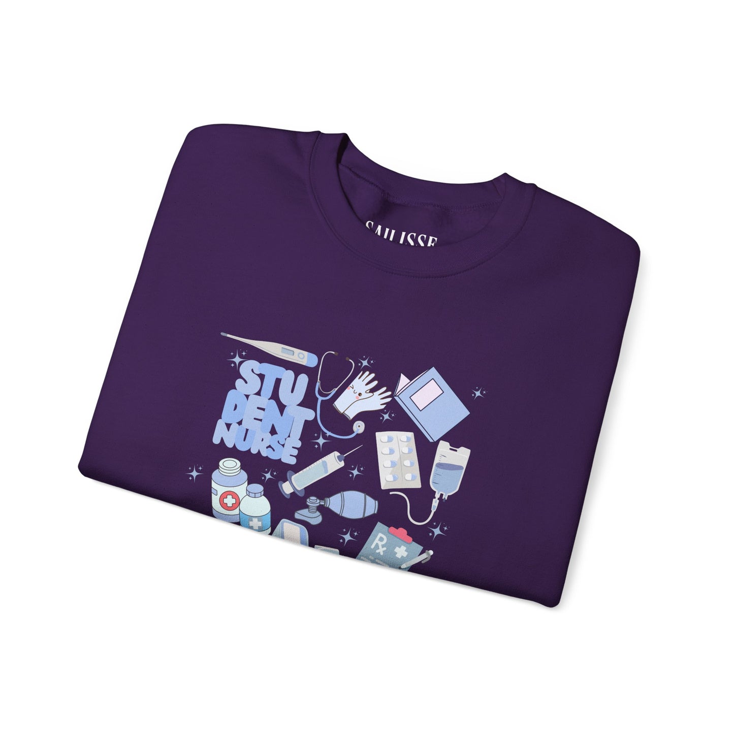 Student Nurse Doodle Design Crewneck