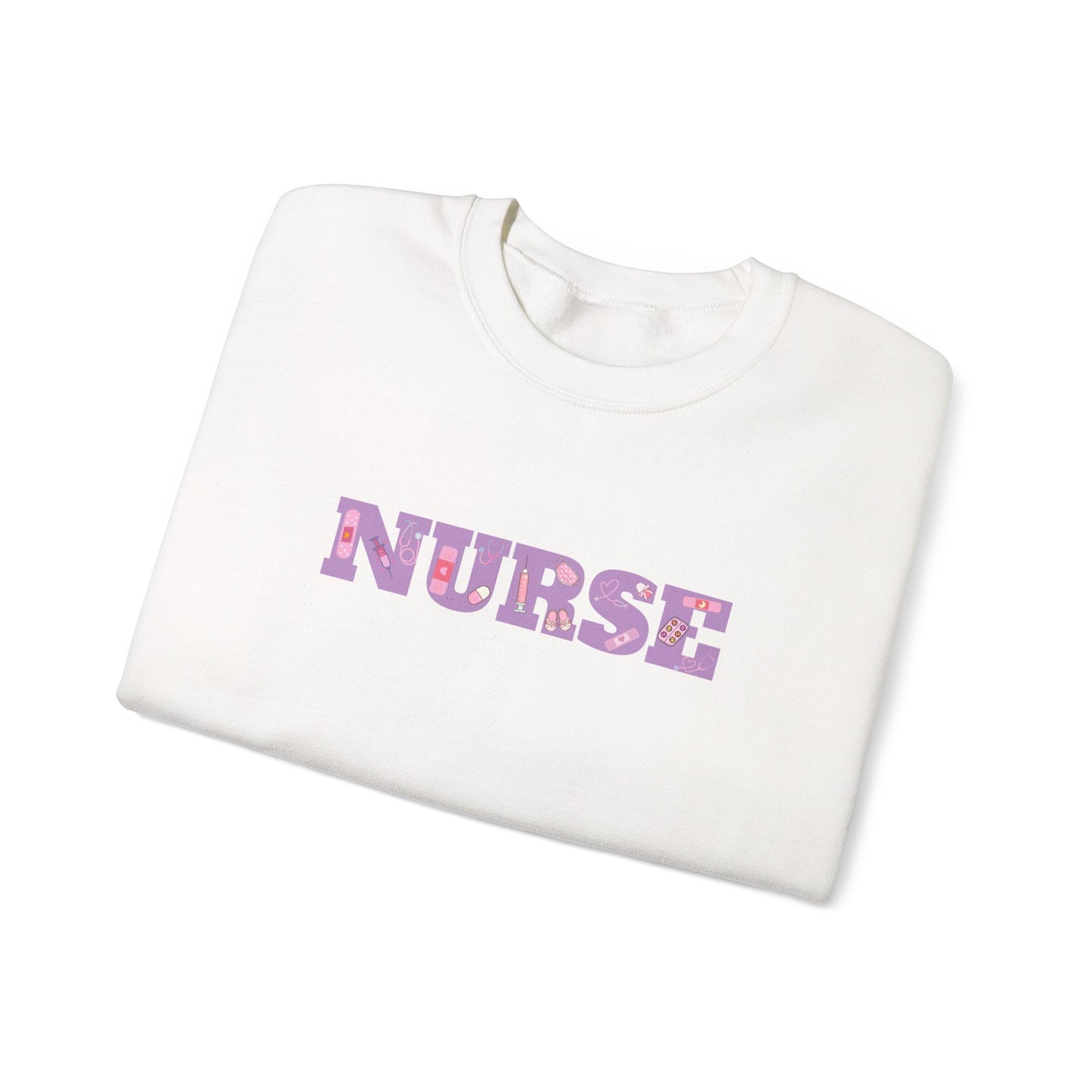 Nurse Patch Print Crewneck