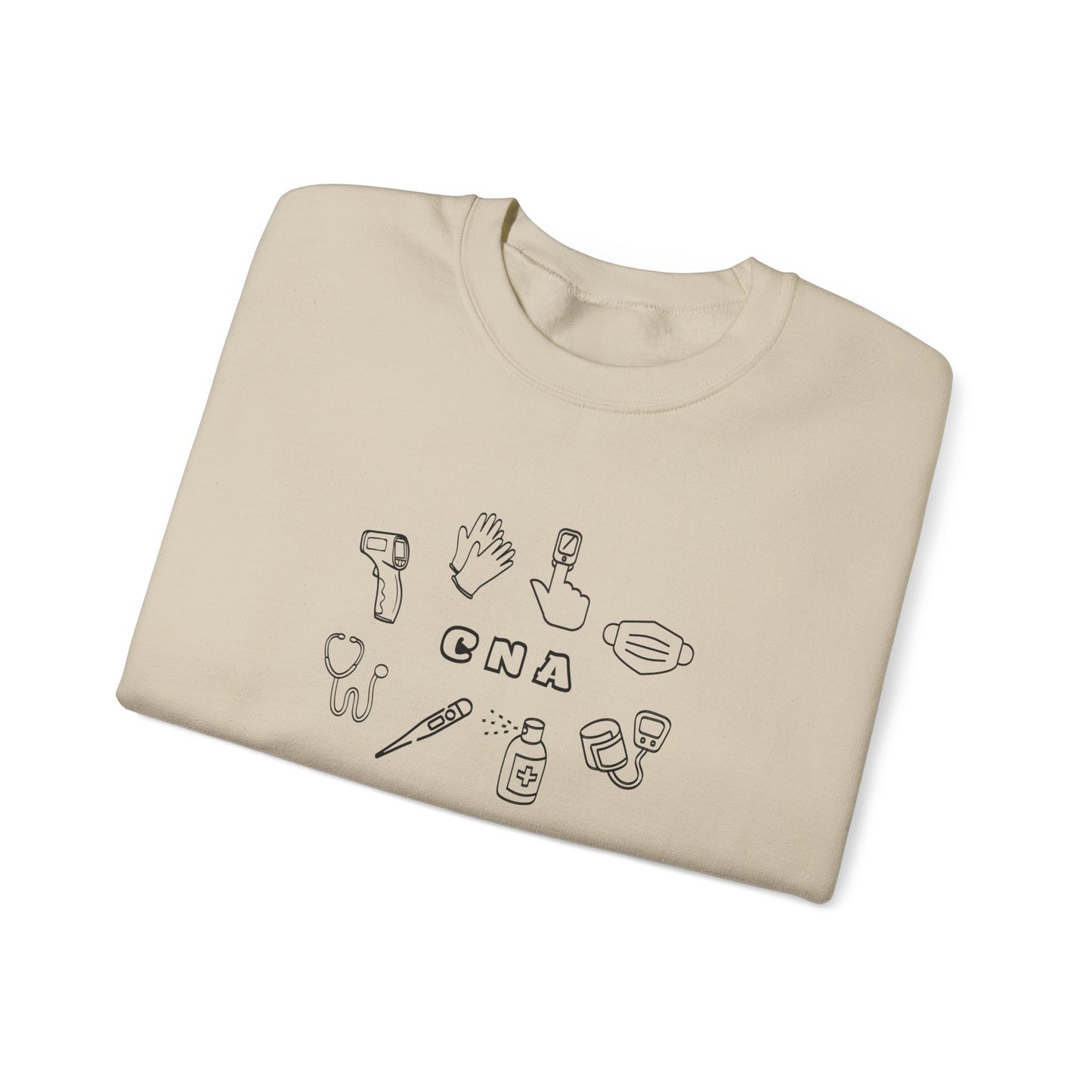 CNA Black Outline Crewneck