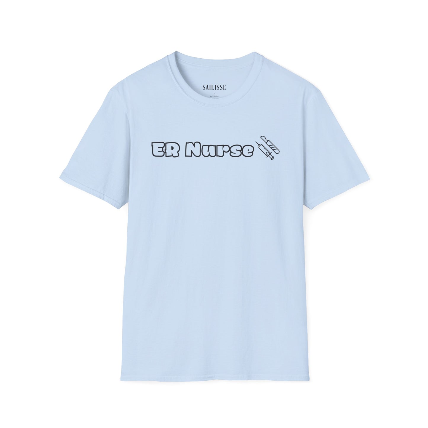 ER Nurse-Outlined Softstyle T-Shirt