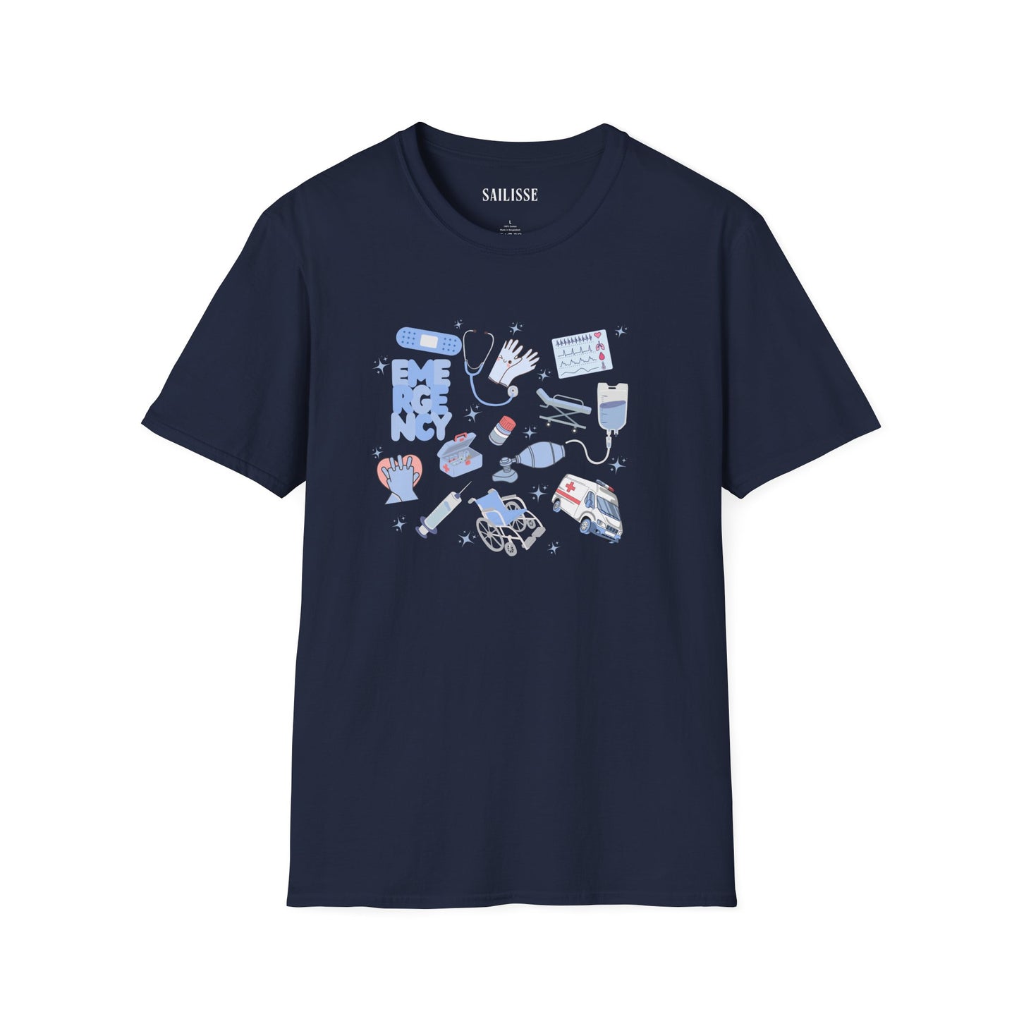 Emergency Doodle Design Softstyle T-Shirt