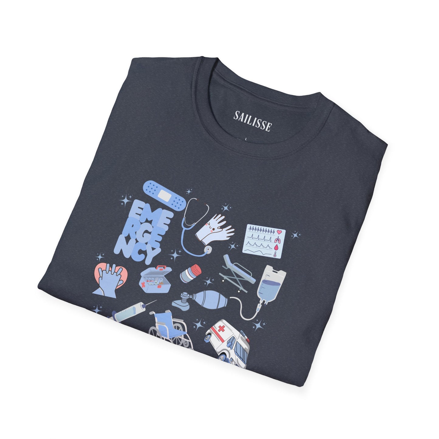 Emergency Doodle Design Softstyle T-Shirt