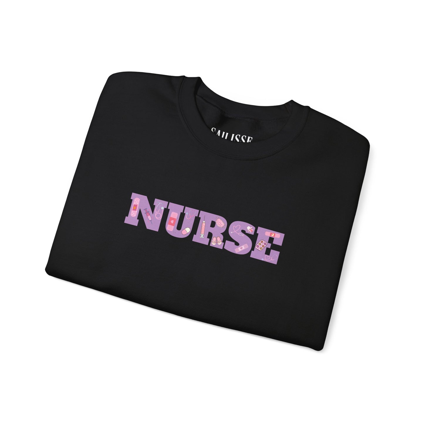 Nurse Patch Print Crewneck